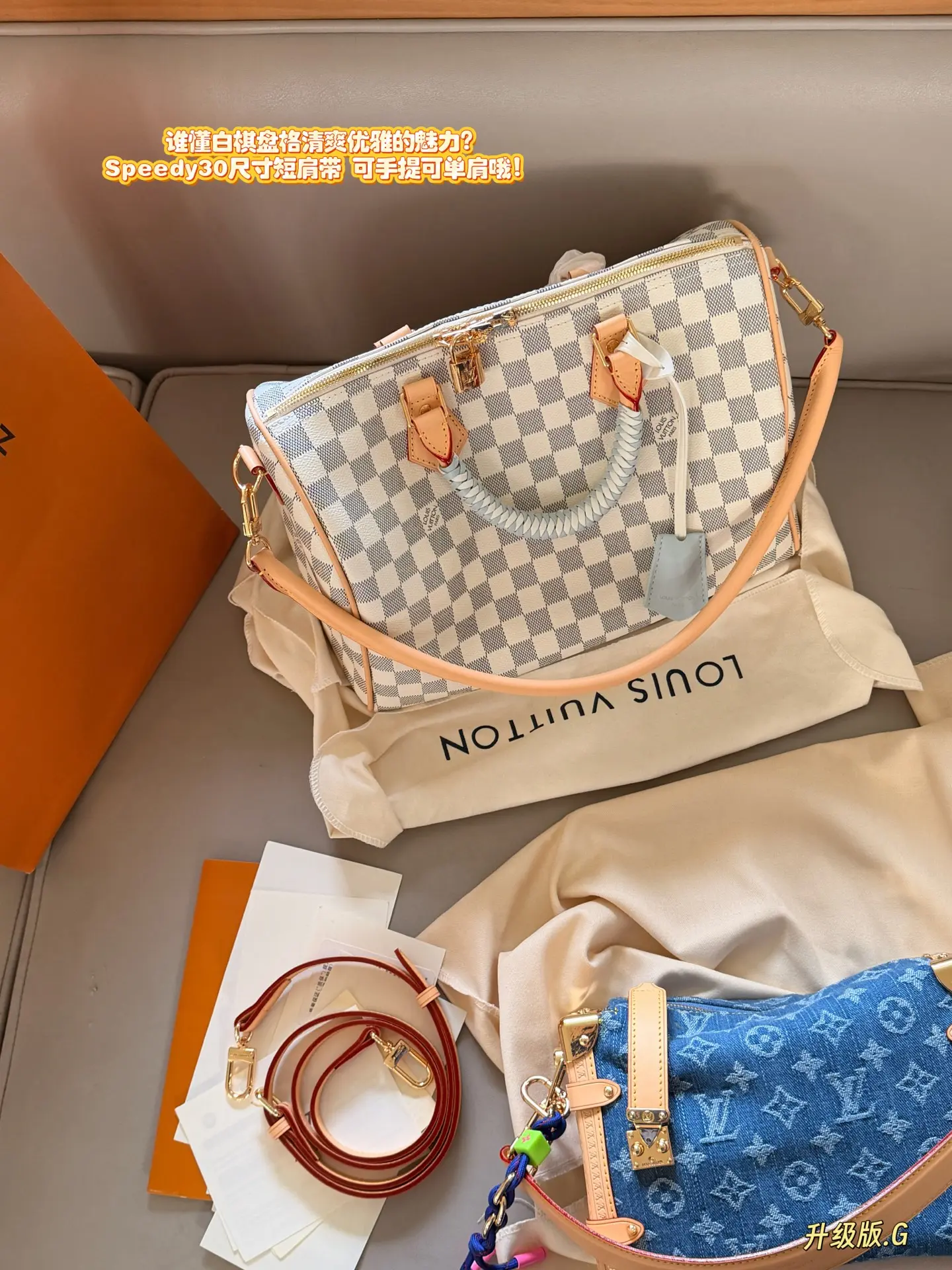 Speedy 30 Damier Azur Top-Handle Bag D39018311