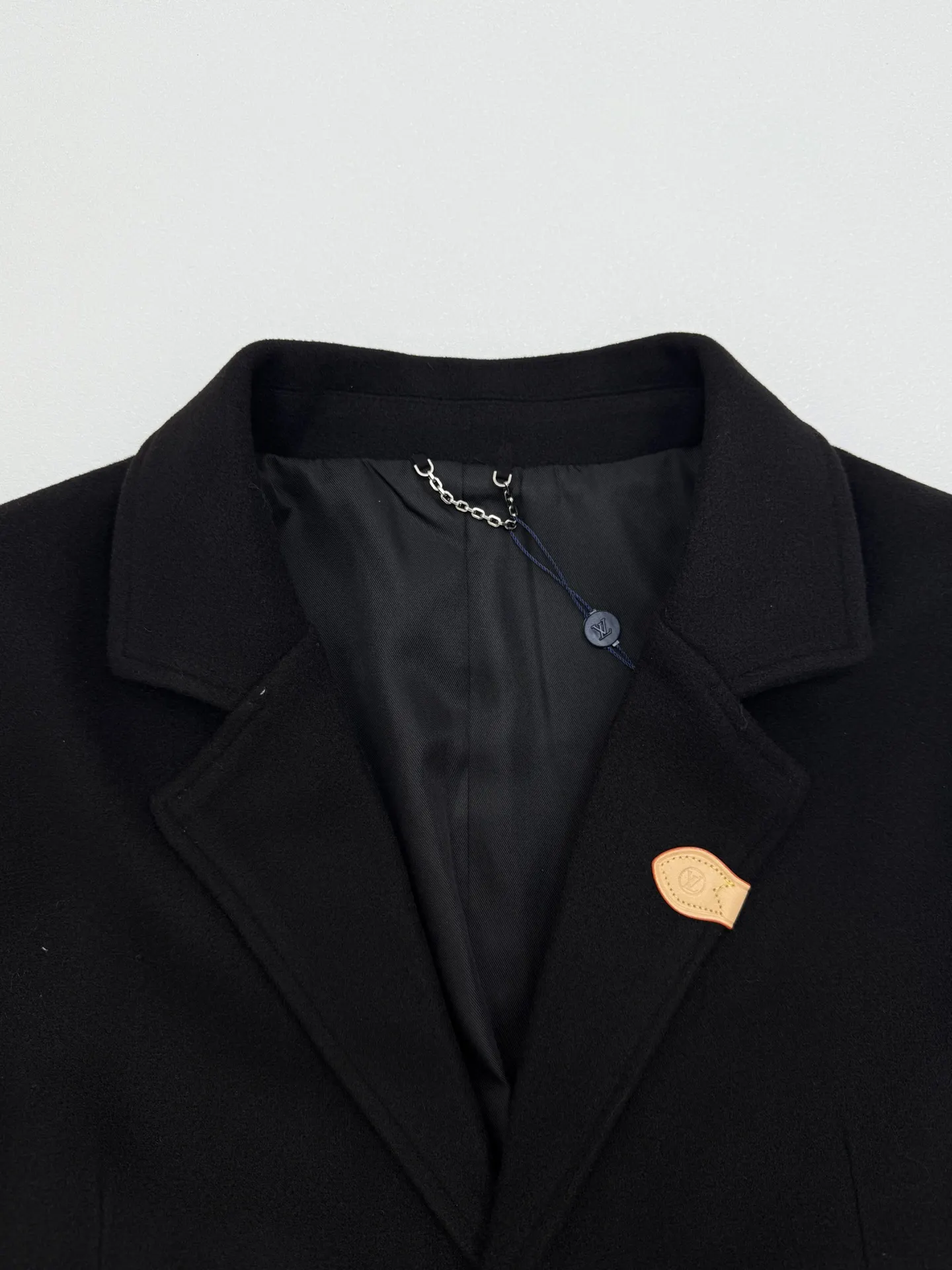 Trunk Leather Patch Wool-Blend Blazer D39513835 — view 3