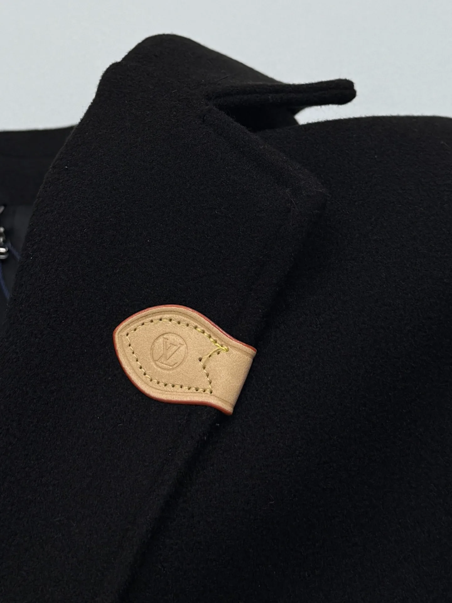 Trunk Leather Patch Wool-Blend Blazer D39513835 — view 4