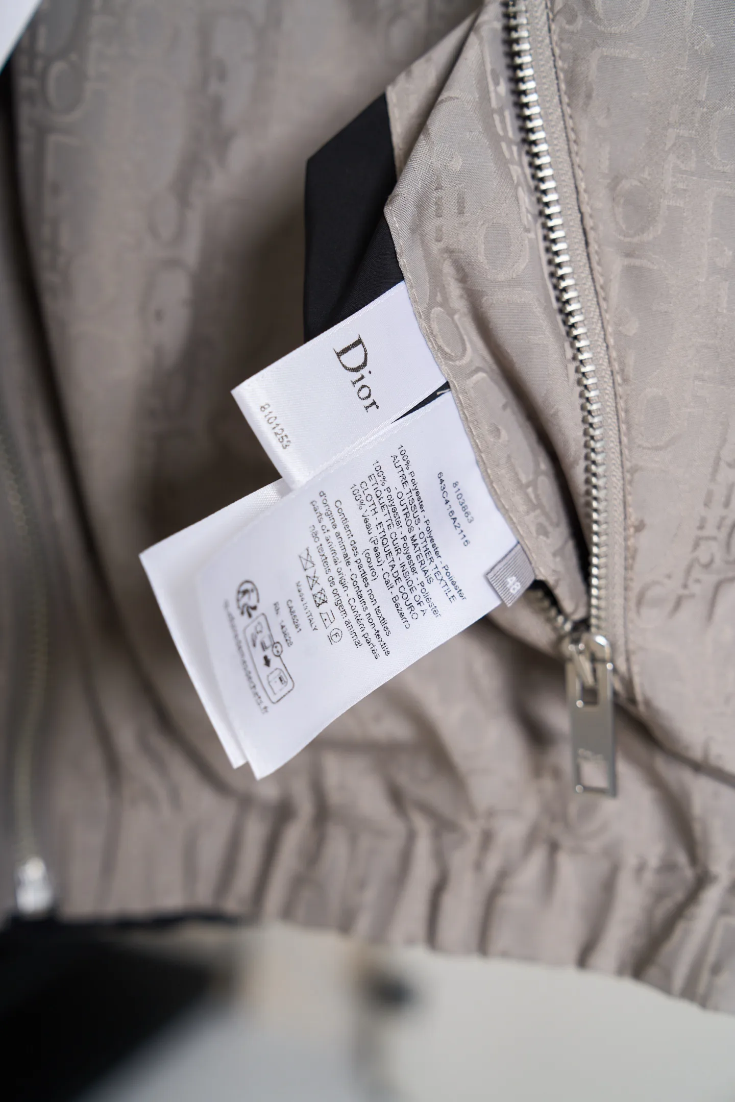 Dior Oblique Reversible Hooded Jacket D39519111 — view 22