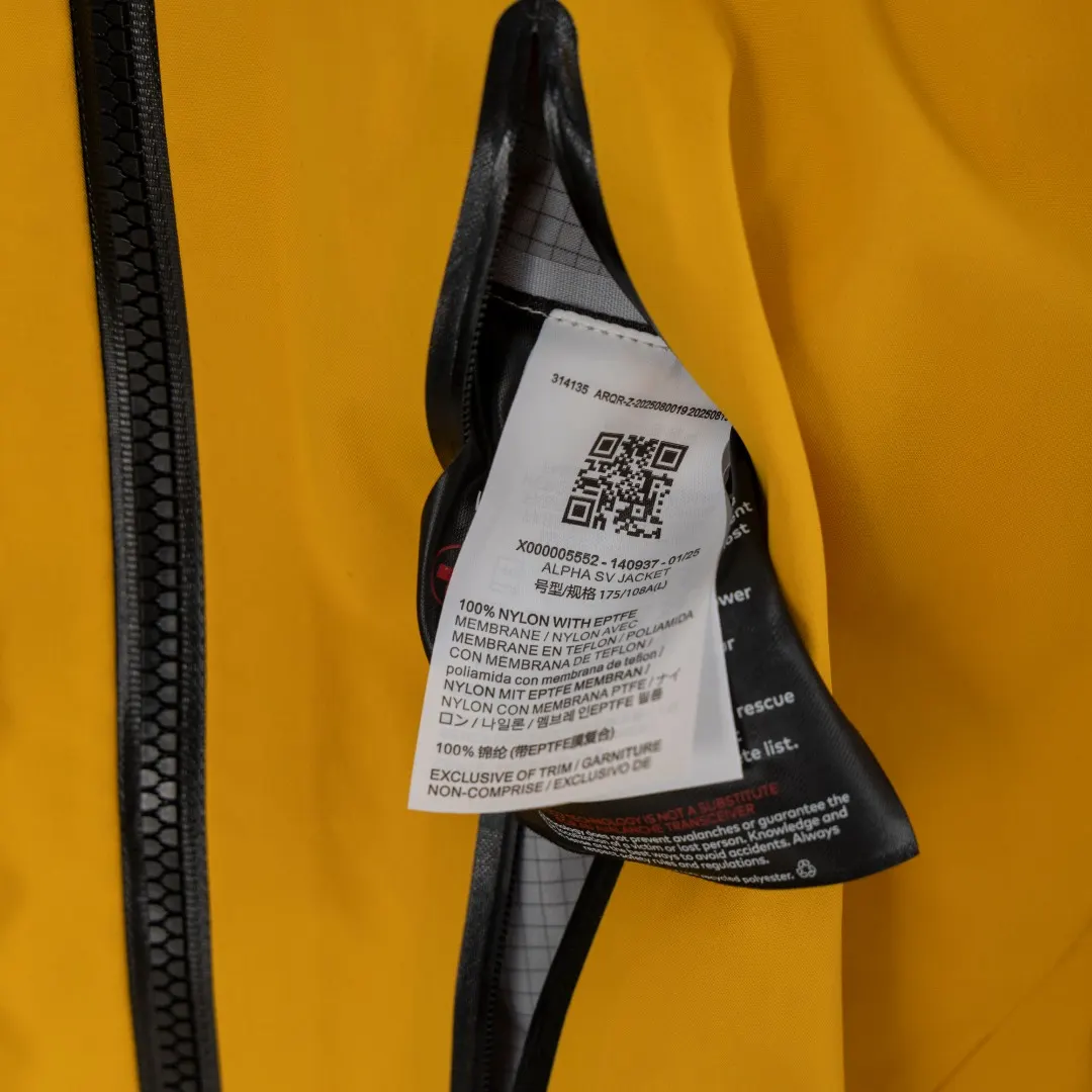 Alpha SV GORE-TEX Pro Hooded Shell Jacket D40013413 — view 15