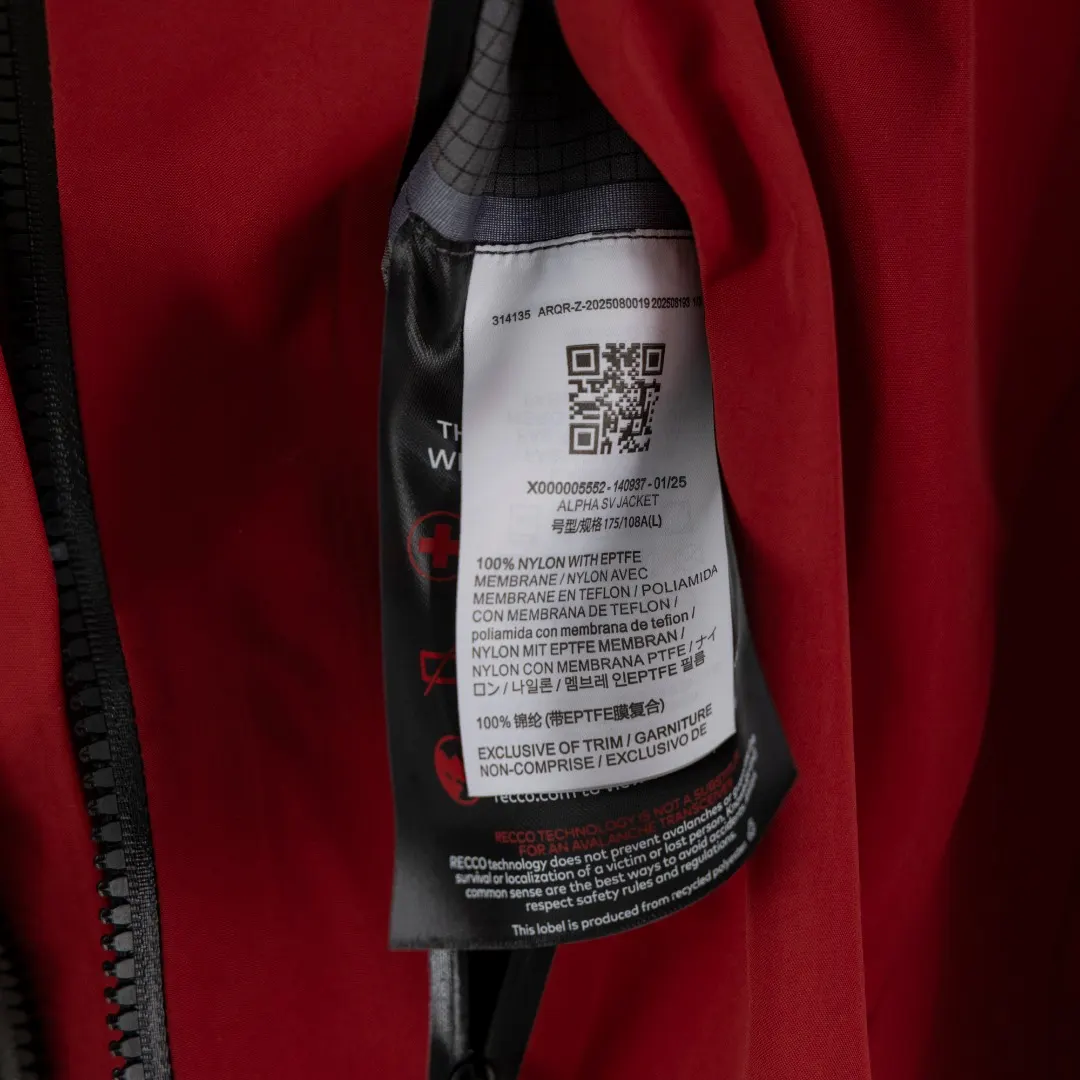 Alpha SV GORE-TEX Pro Hooded Shell Jacket D40013412 — view 12