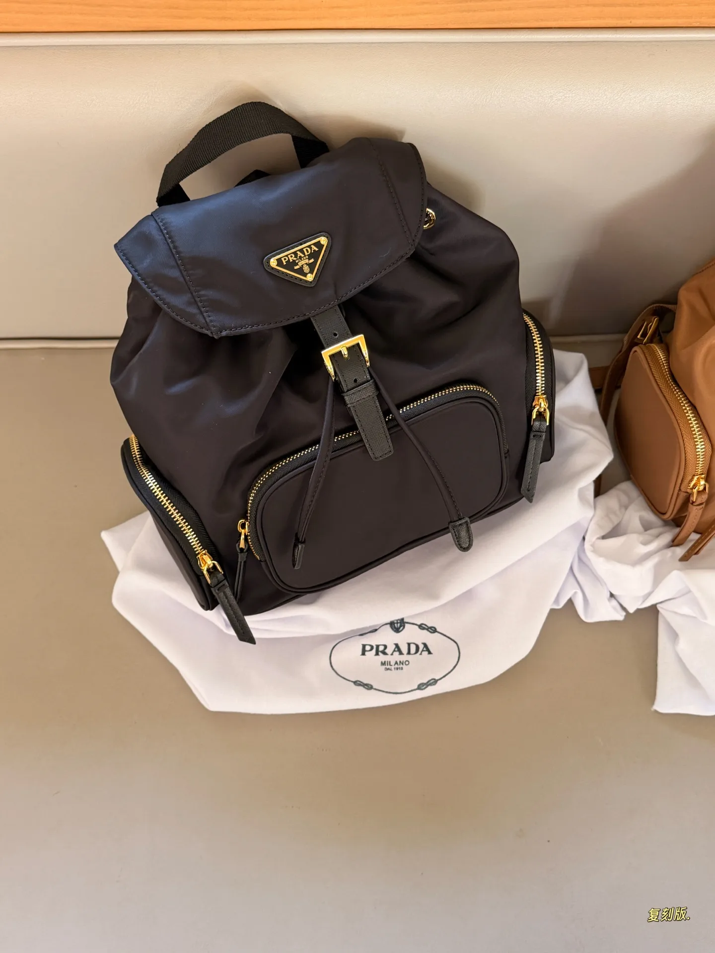 Prada Re-Edition Nylon Backpack D40517804