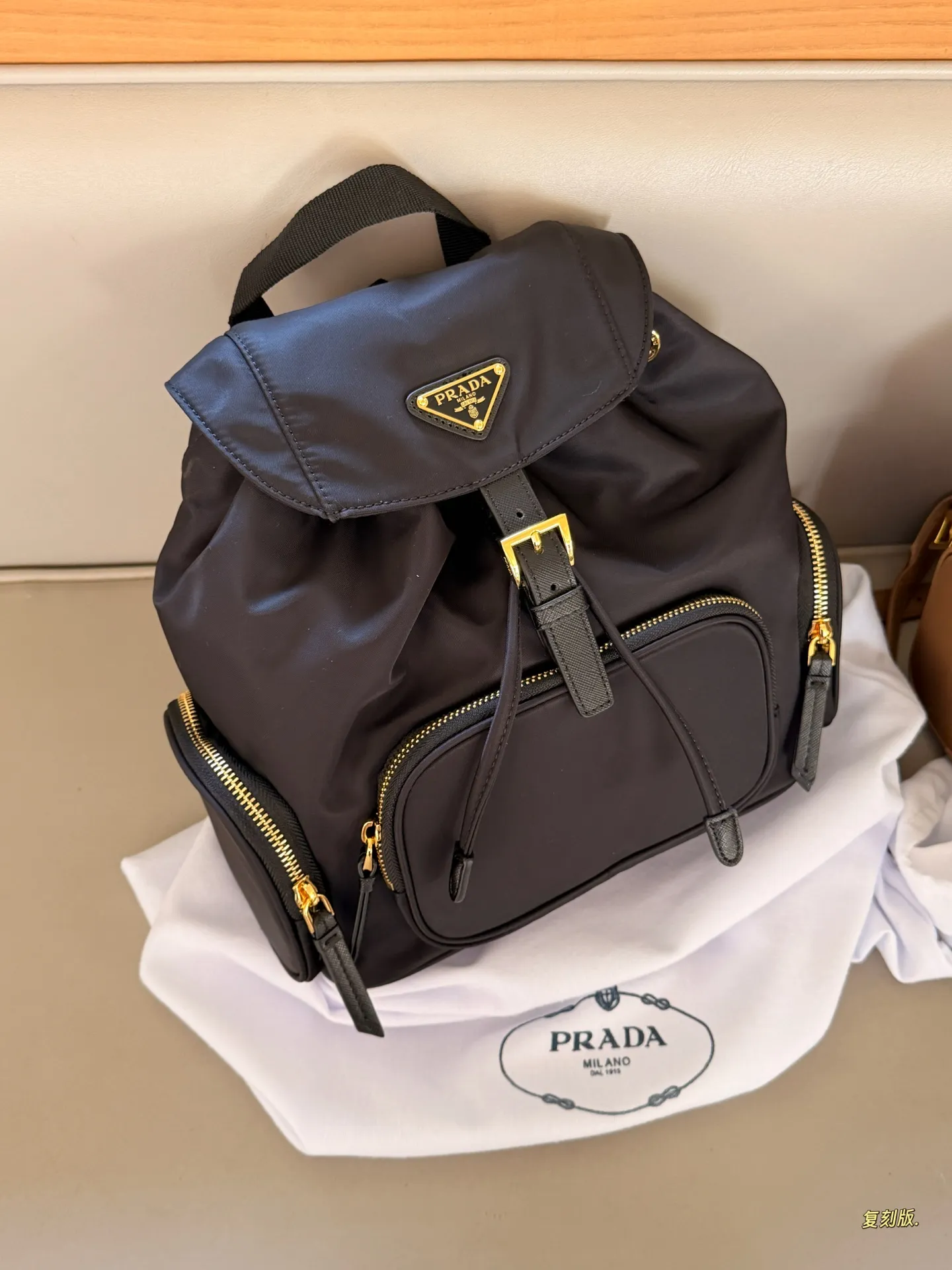 Prada Re-Edition Nylon Backpack D40517804 — view 2