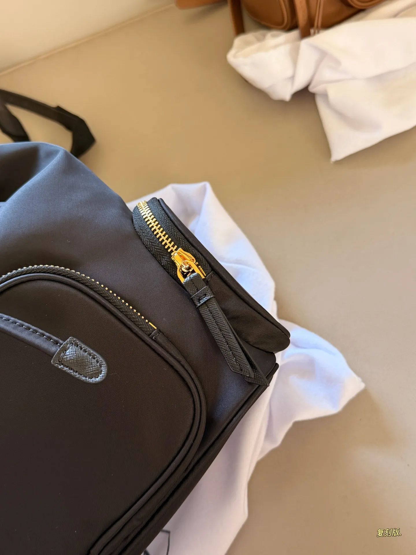Prada Re-Edition Nylon Backpack D40517804 — view 4