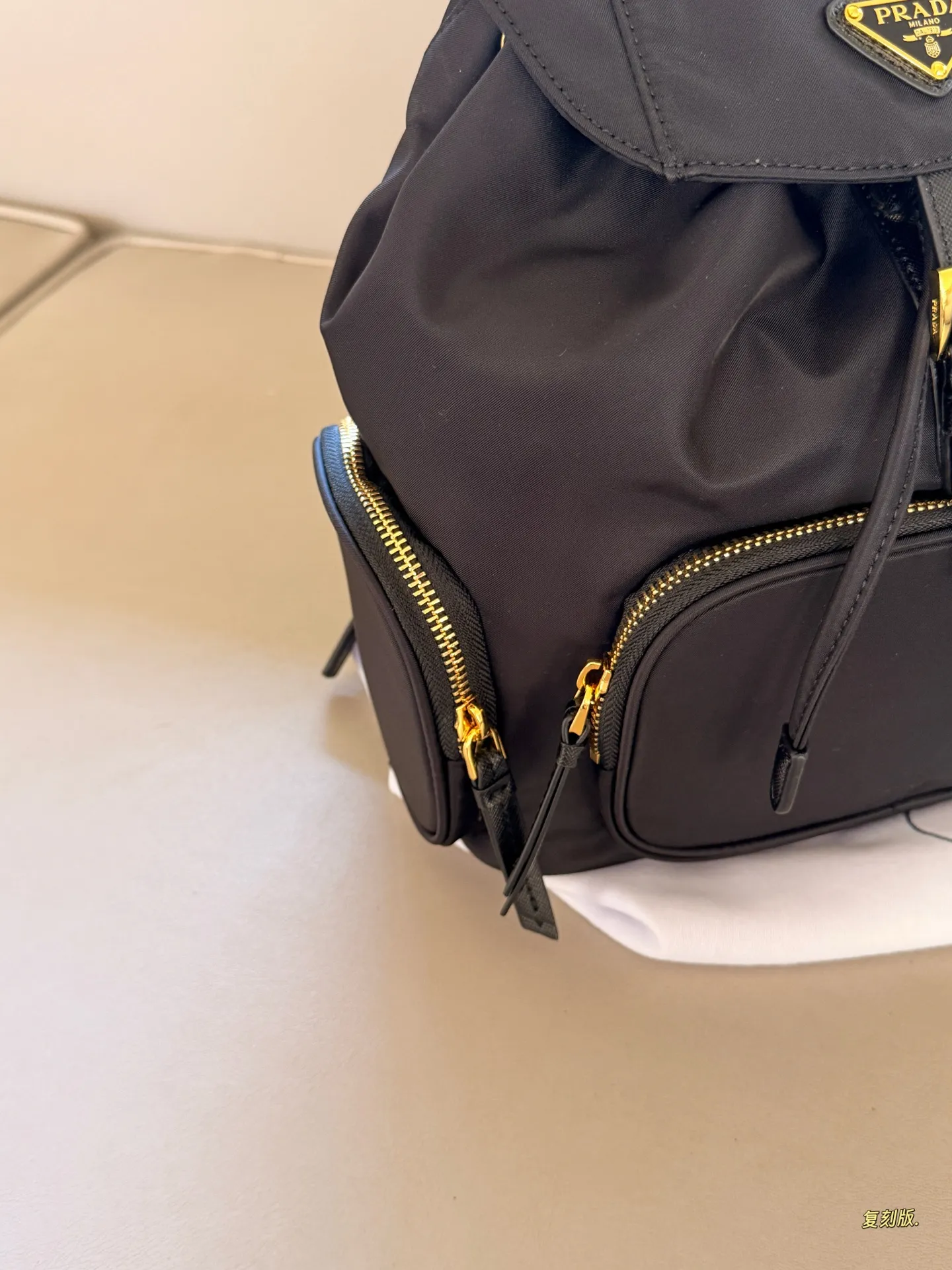 Prada Re-Edition Nylon Backpack D40517804 — view 6