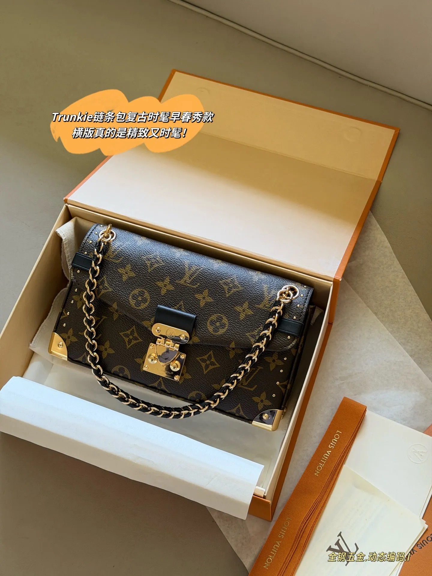Trunkie Monogram Chain Shoulder Bag D40517865