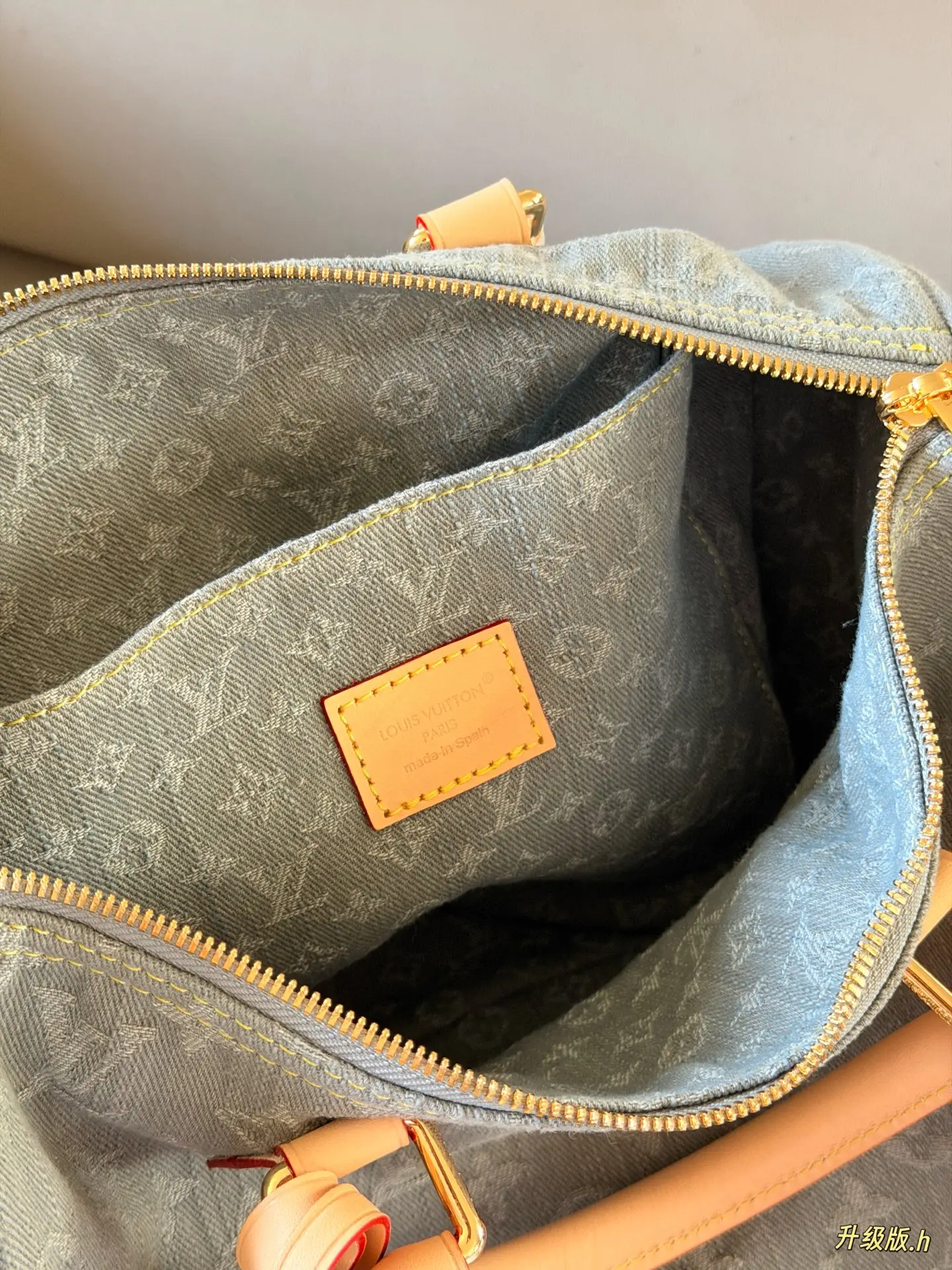 Speedy 30 Monogram Denim Shoulder Bag D41017808 — view 7