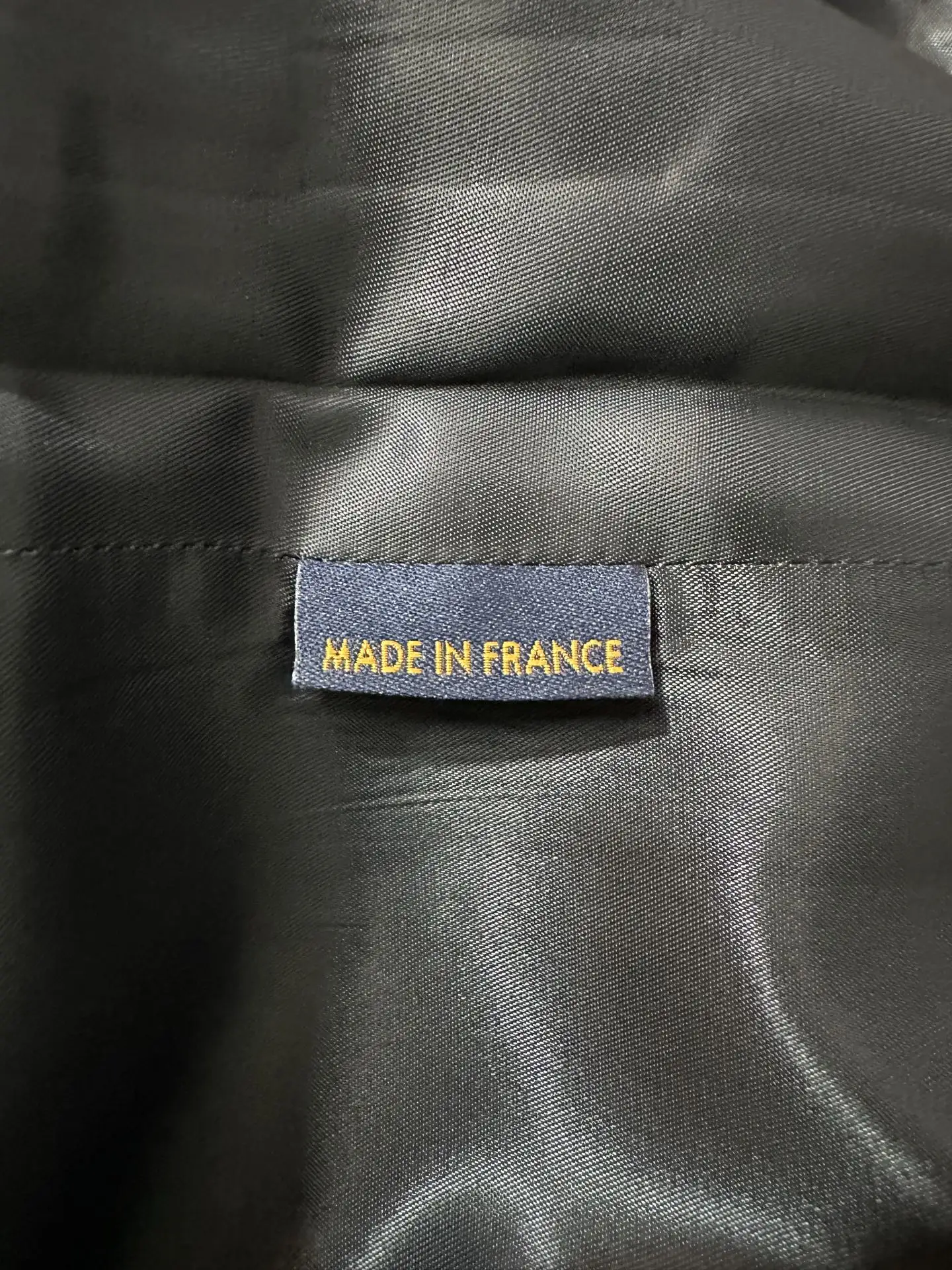Linen-Blend Workwear Jacket with Leather Logo Patch D42022244 — view 12