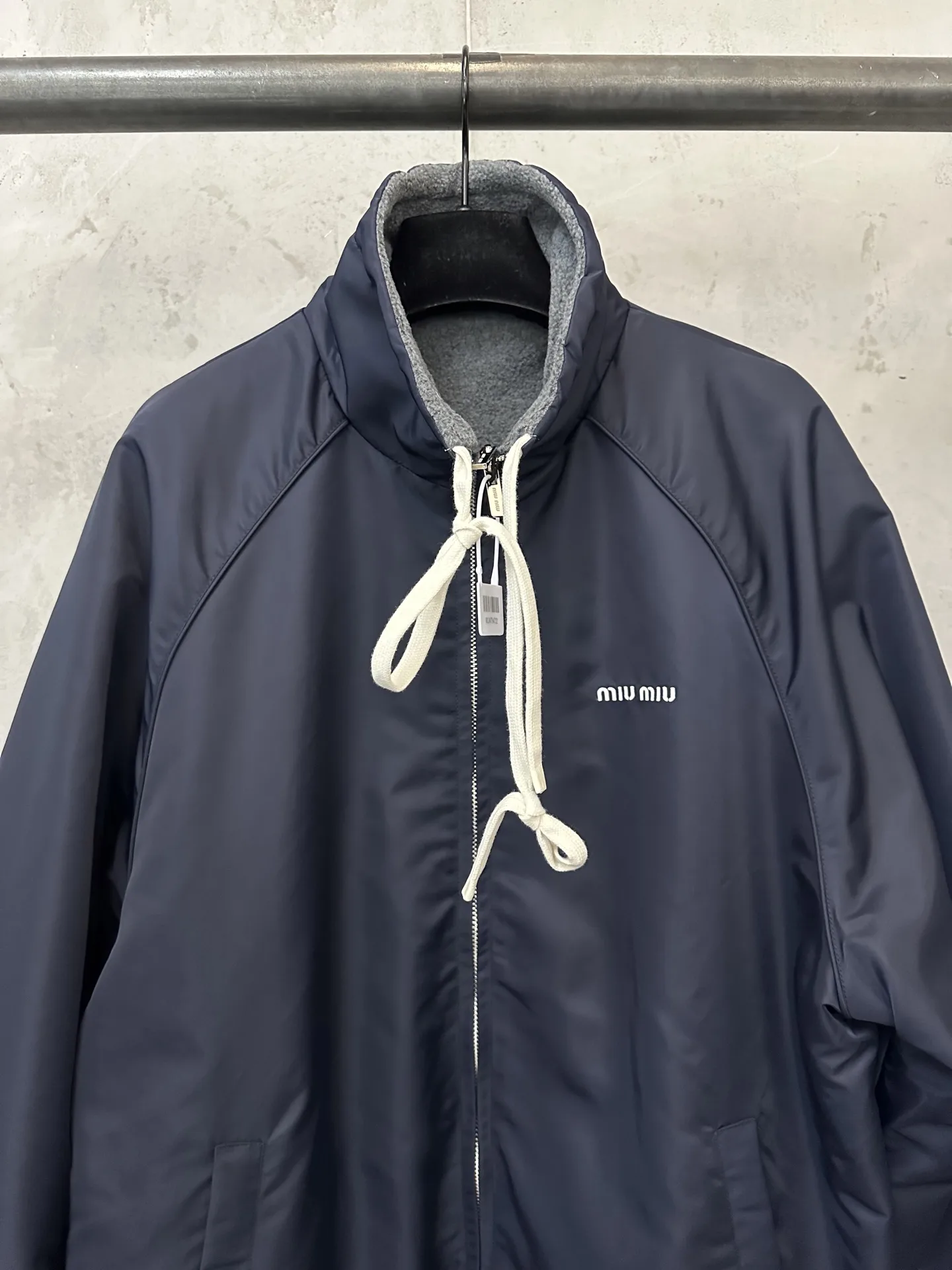 Reversible Technical Fabric and Fleece Jacket D42018944 — view 5