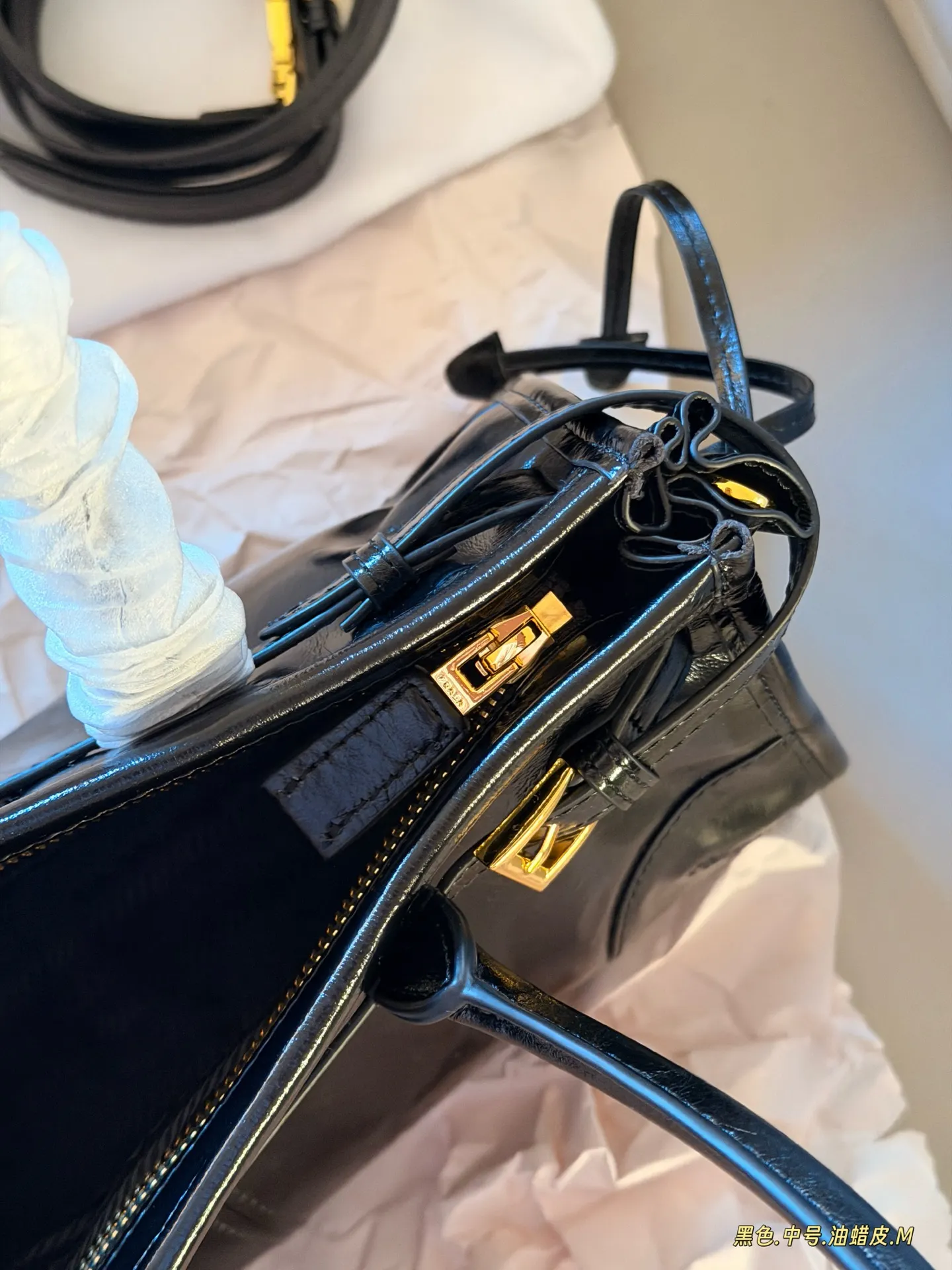 Prada Bonnie Soft Leather Shoulder Bag D43017863 — view 16