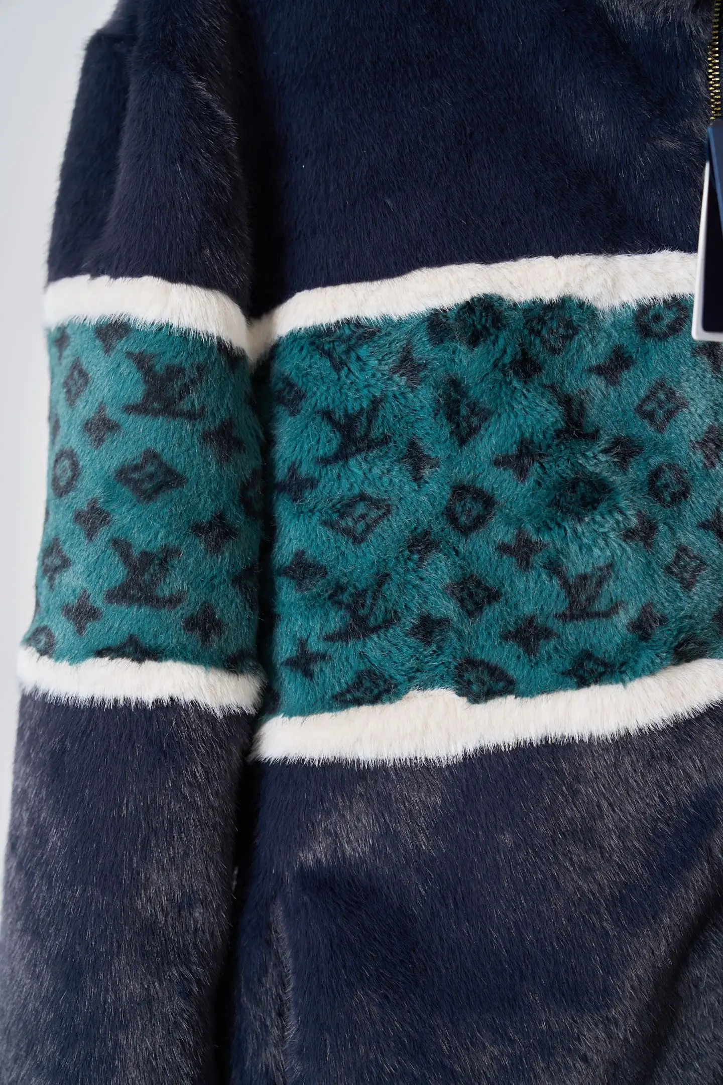 Monogram Faux Fur Zip-Up Jacket D52019118 — view 9