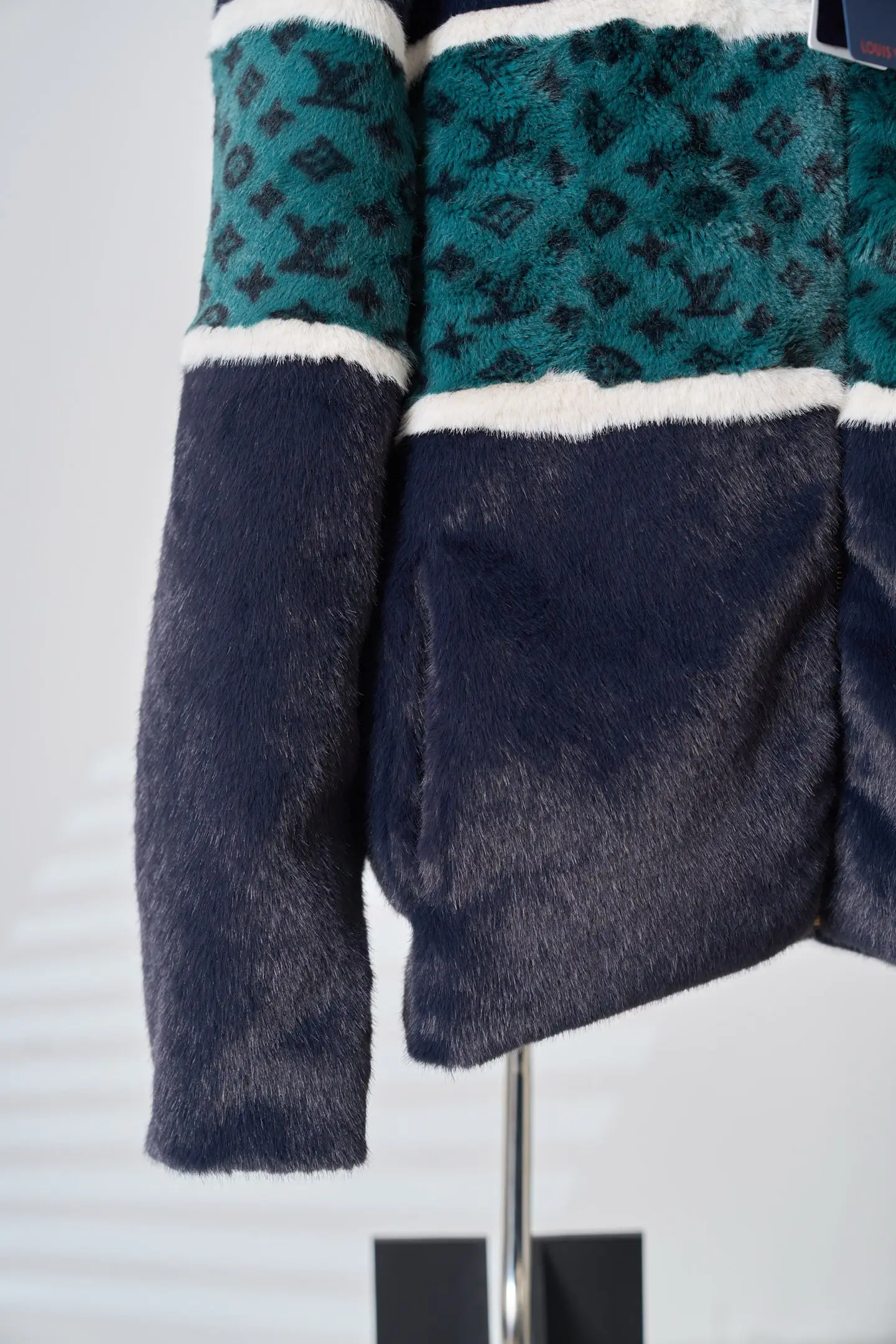 Monogram Faux Fur Zip-Up Jacket D52019118 — view 11