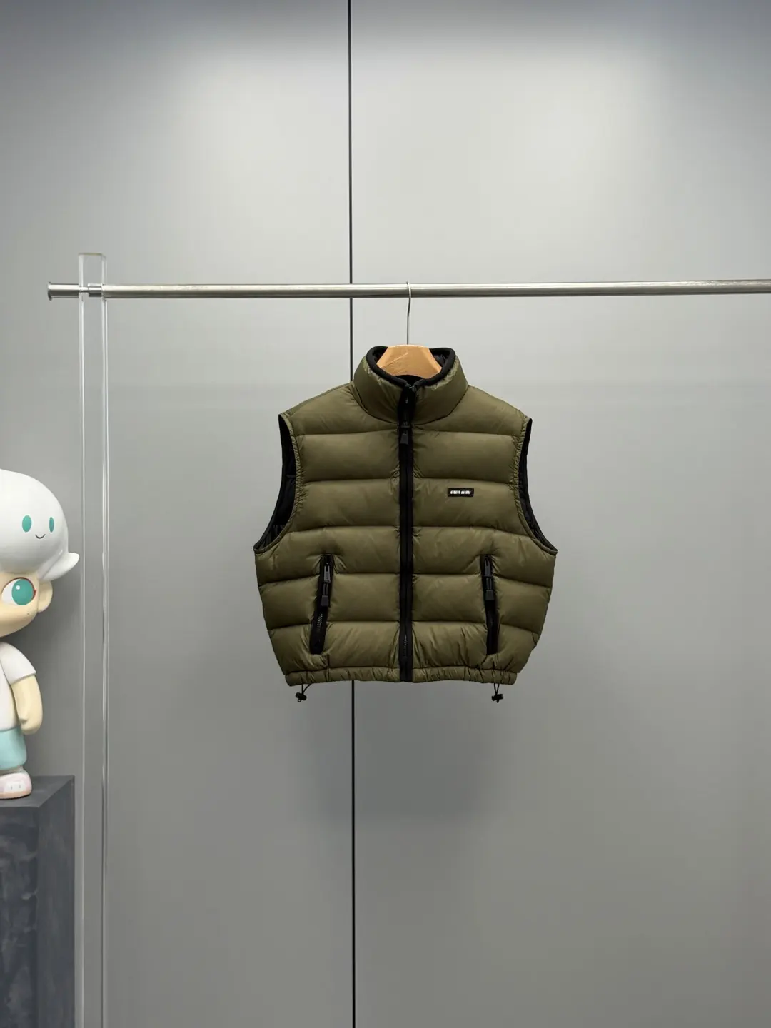 Logo-Patch Quilted Down Gilet D53019094