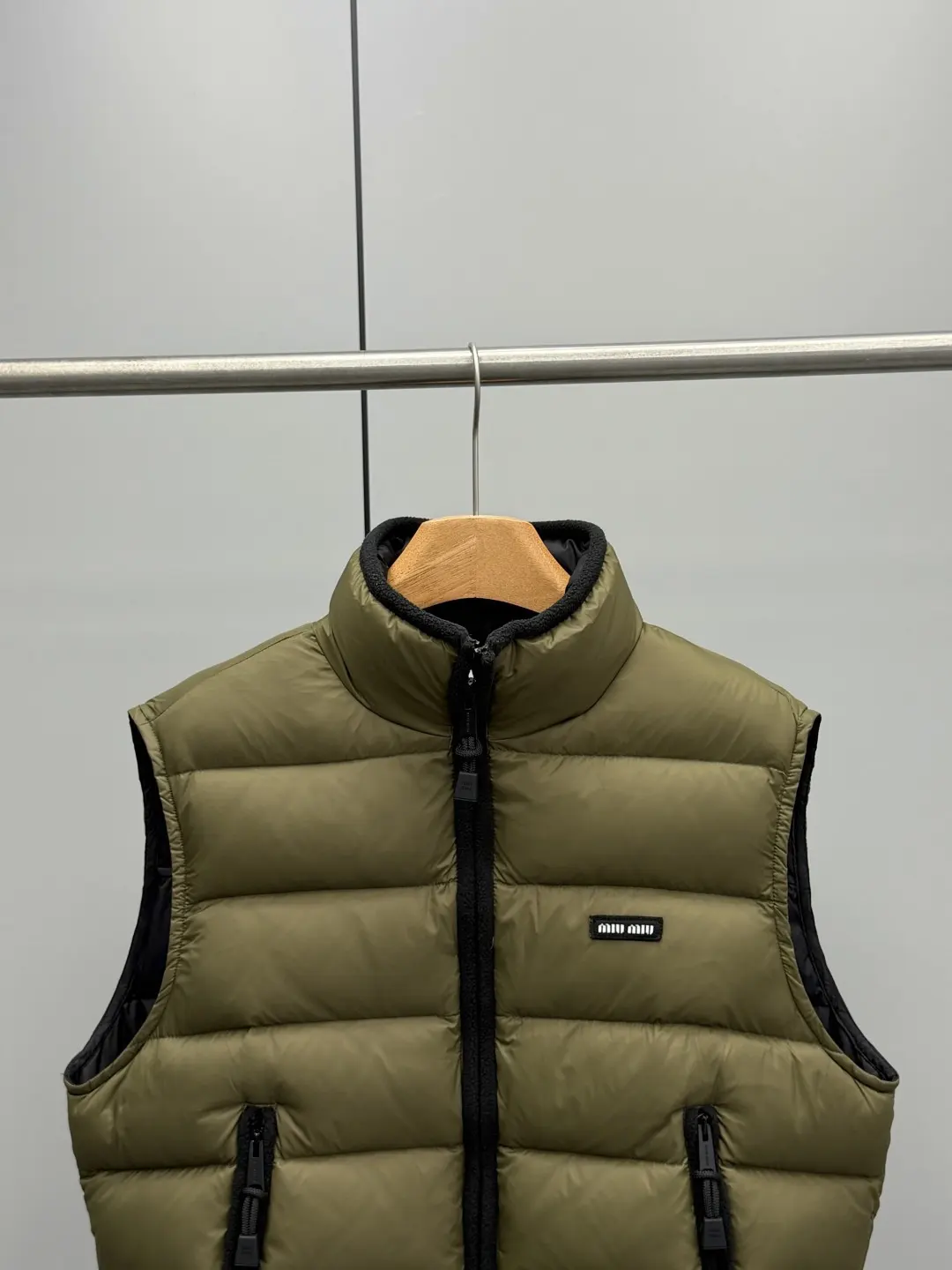 Logo-Patch Quilted Down Gilet D53019094 — view 2