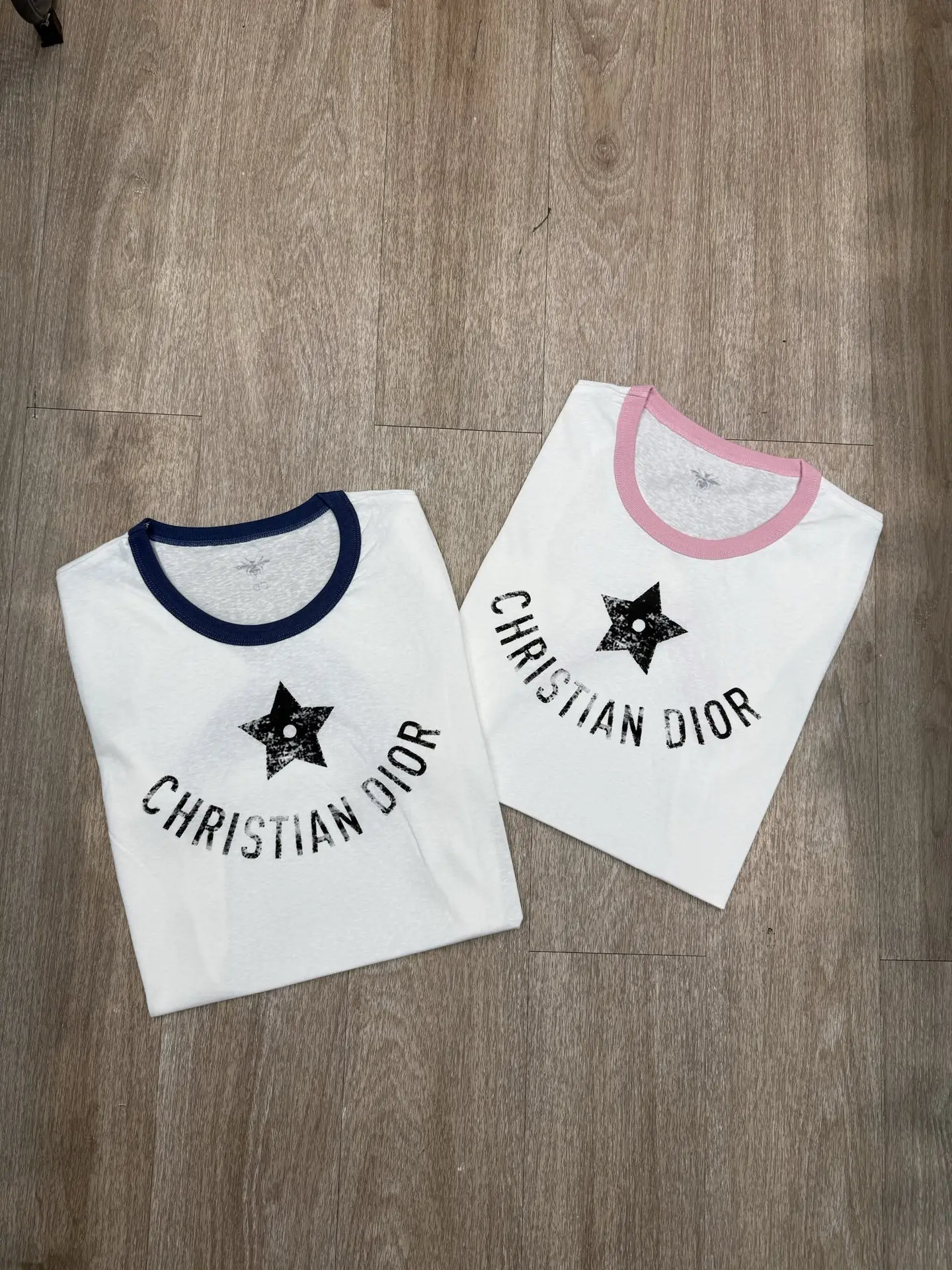 Logo Print Linen Ringer T-Shirt D5515699 — view 2