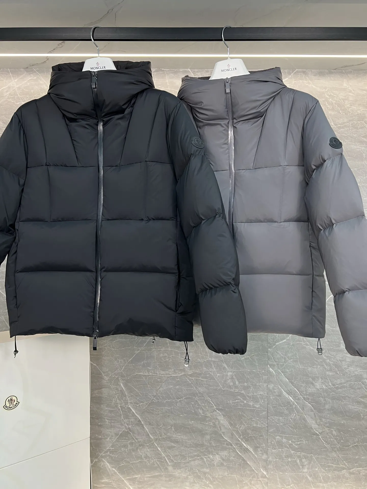 Fusain Hooded Down Puffer Jacket D58019007