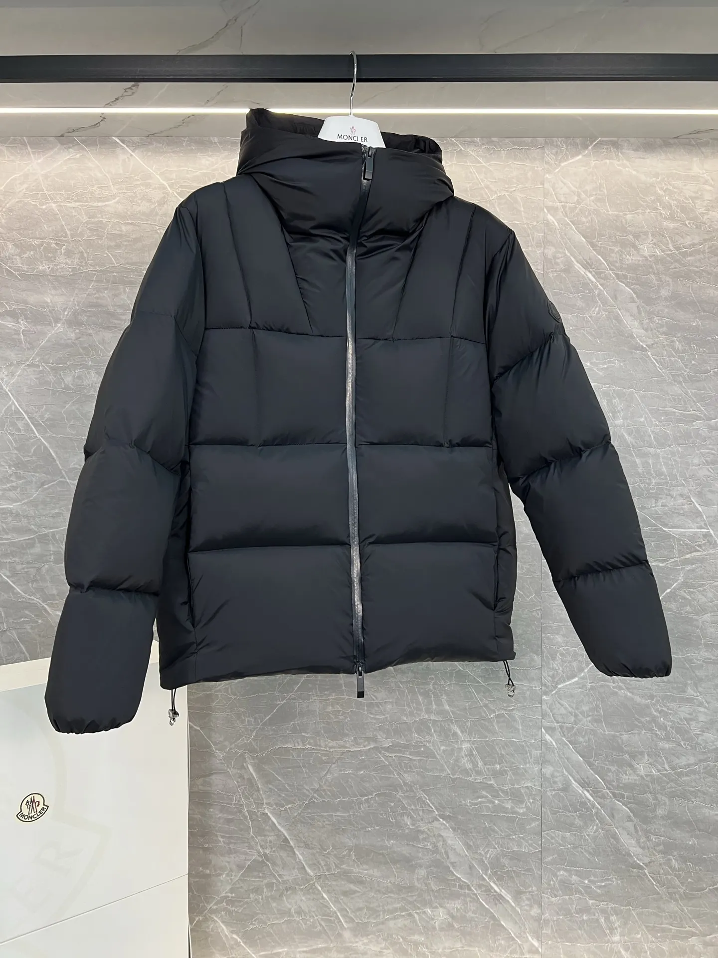 Fusain Hooded Down Puffer Jacket D58019007 — view 4