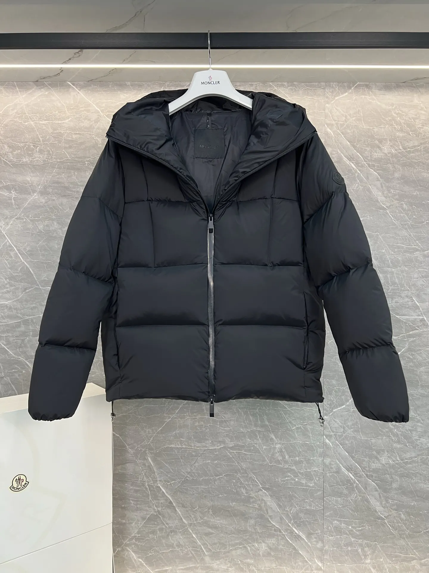 Fusain Hooded Down Puffer Jacket D58019007 — view 6