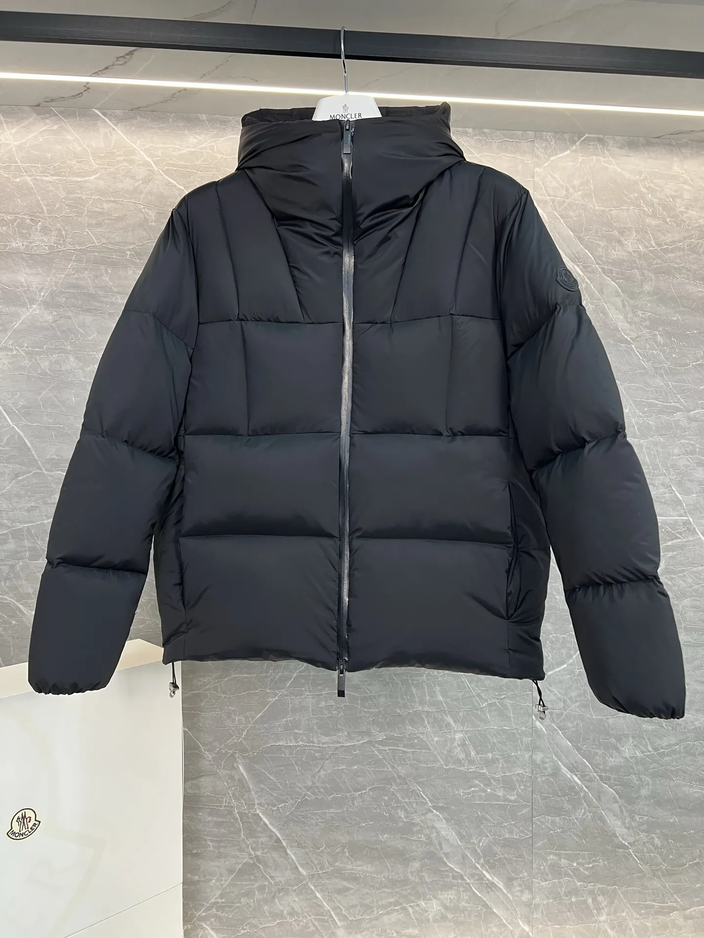 Fusain Hooded Down Puffer Jacket D58019007 — view 8