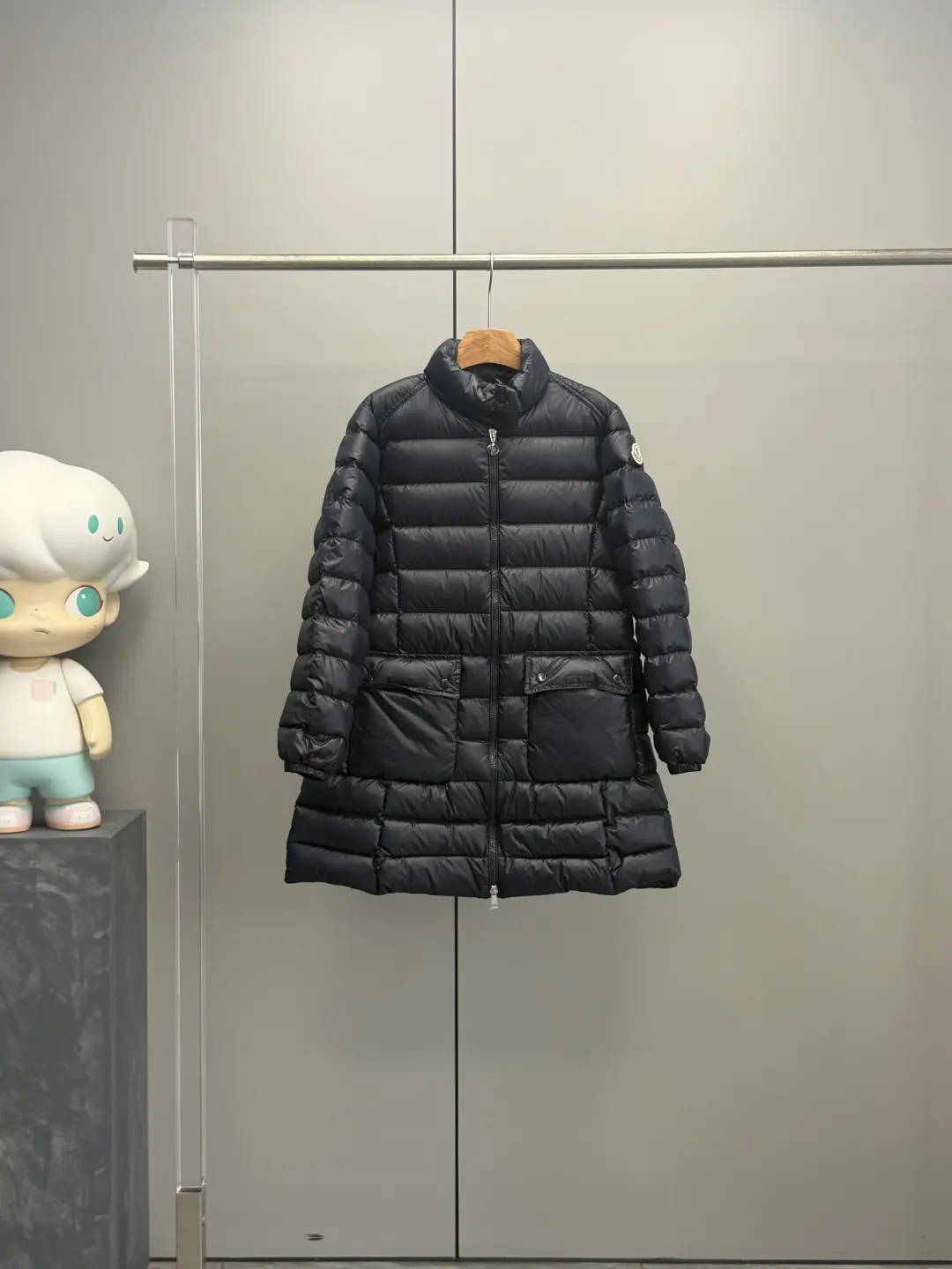 Genet Longline Down Puffer Jacket D59019002 — view 2