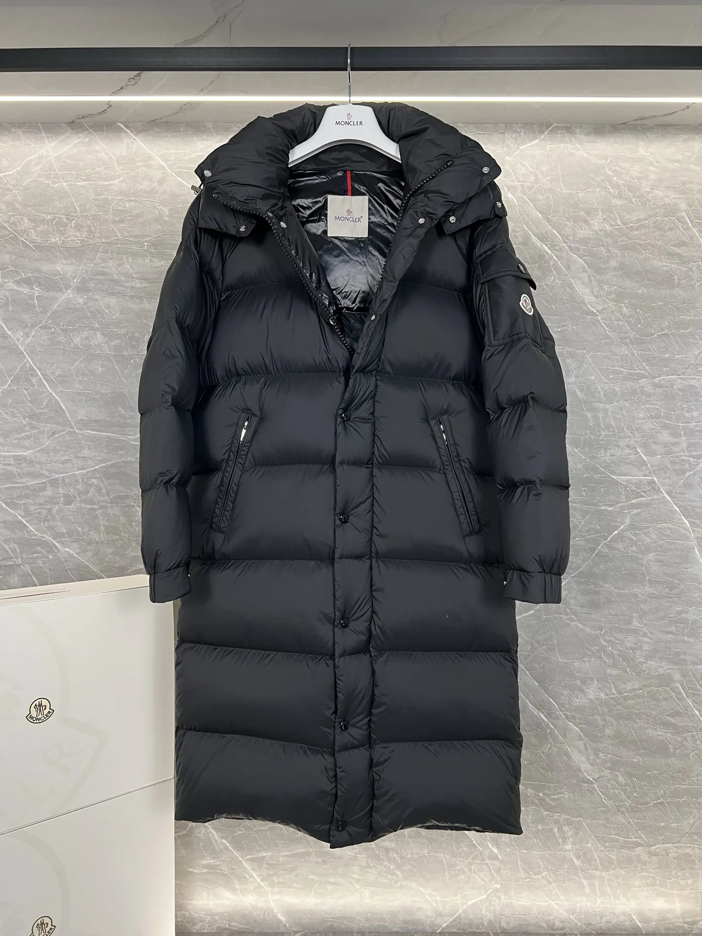 Hanoverian Matte Long Down Coat D63019005 — view 4