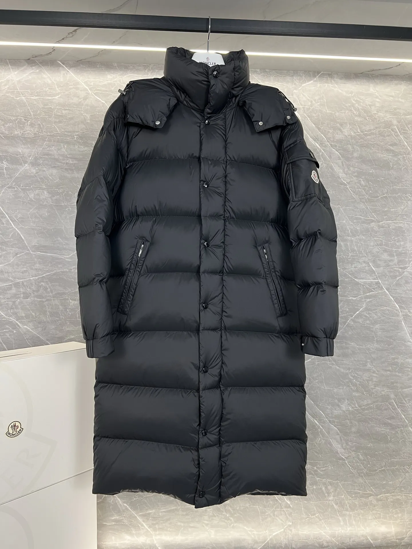 Hanoverian Matte Long Down Coat D63019005 — view 6