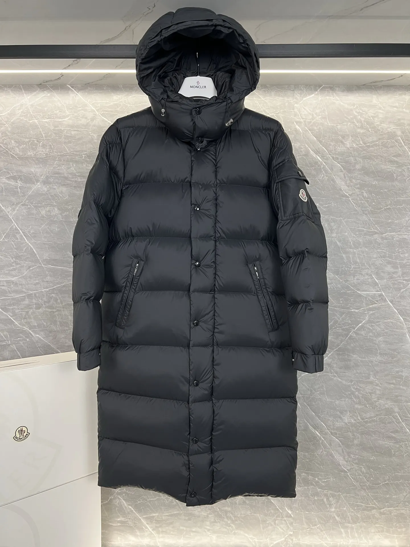 Hanoverian Matte Long Down Coat D63019005 — view 8