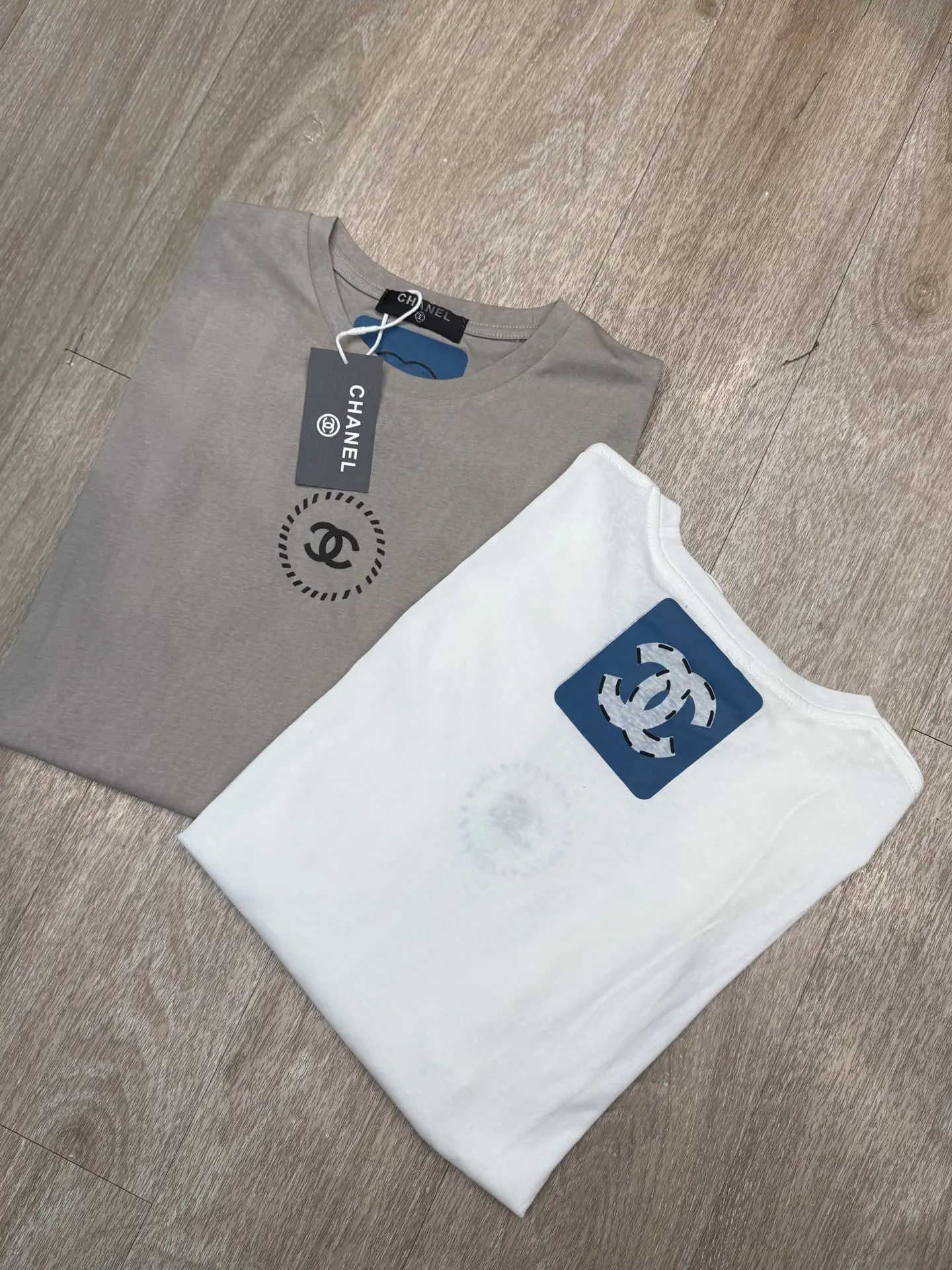 Logo Print Linen-Cotton Long Sleeve Top D6515666 — view 2