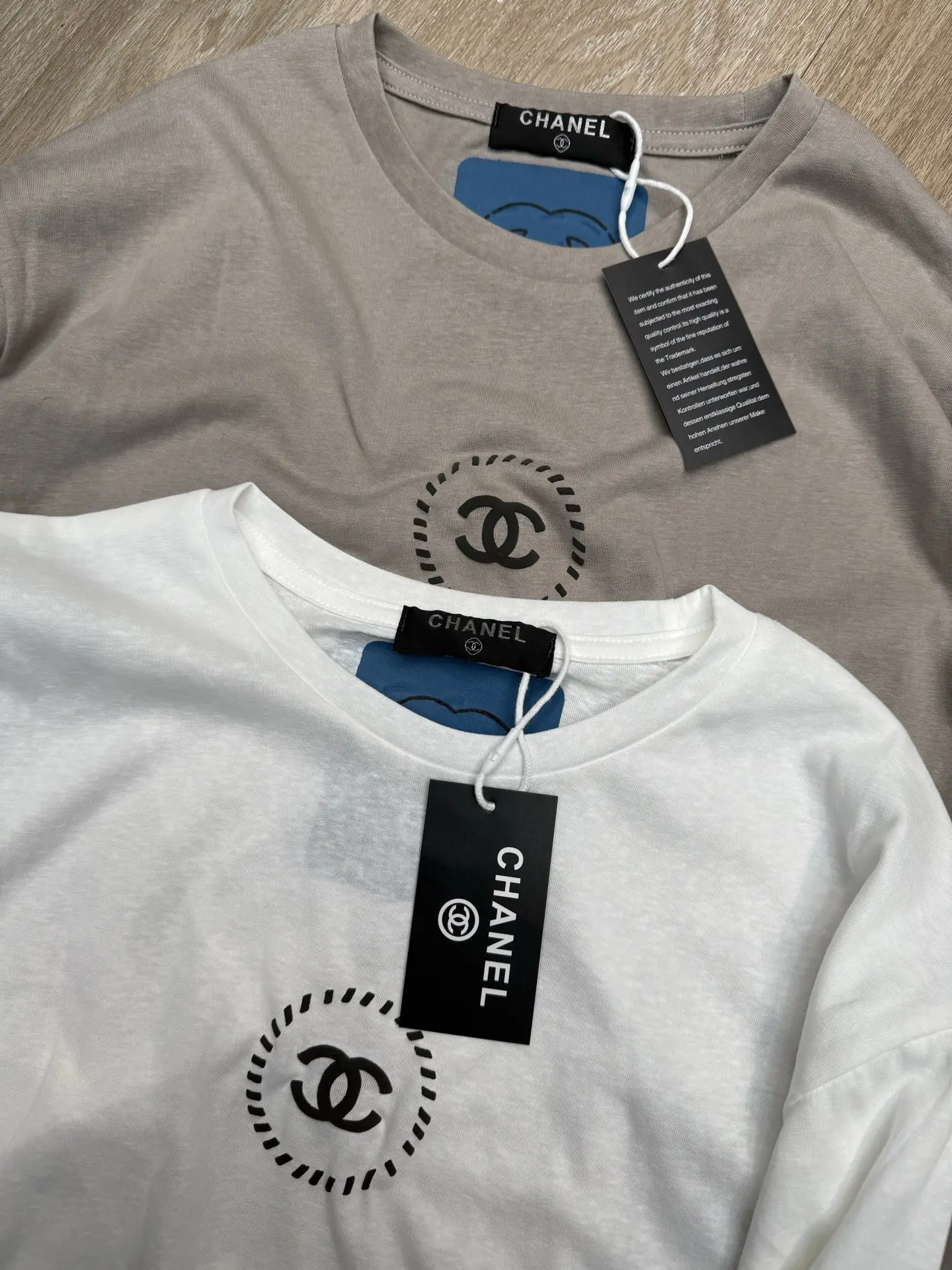 Logo Print Linen-Cotton Long Sleeve Top D6515666 — view 4