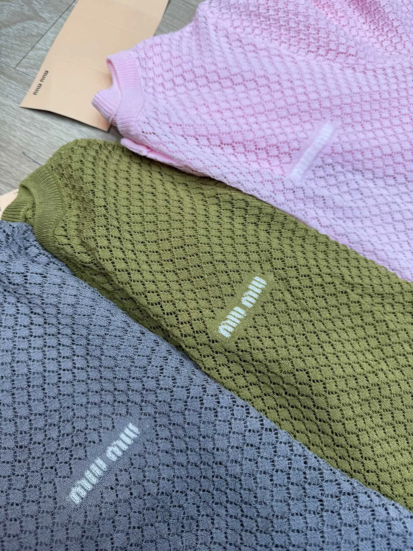 Open-Knit Logo Cardigan D7515688 — view 2