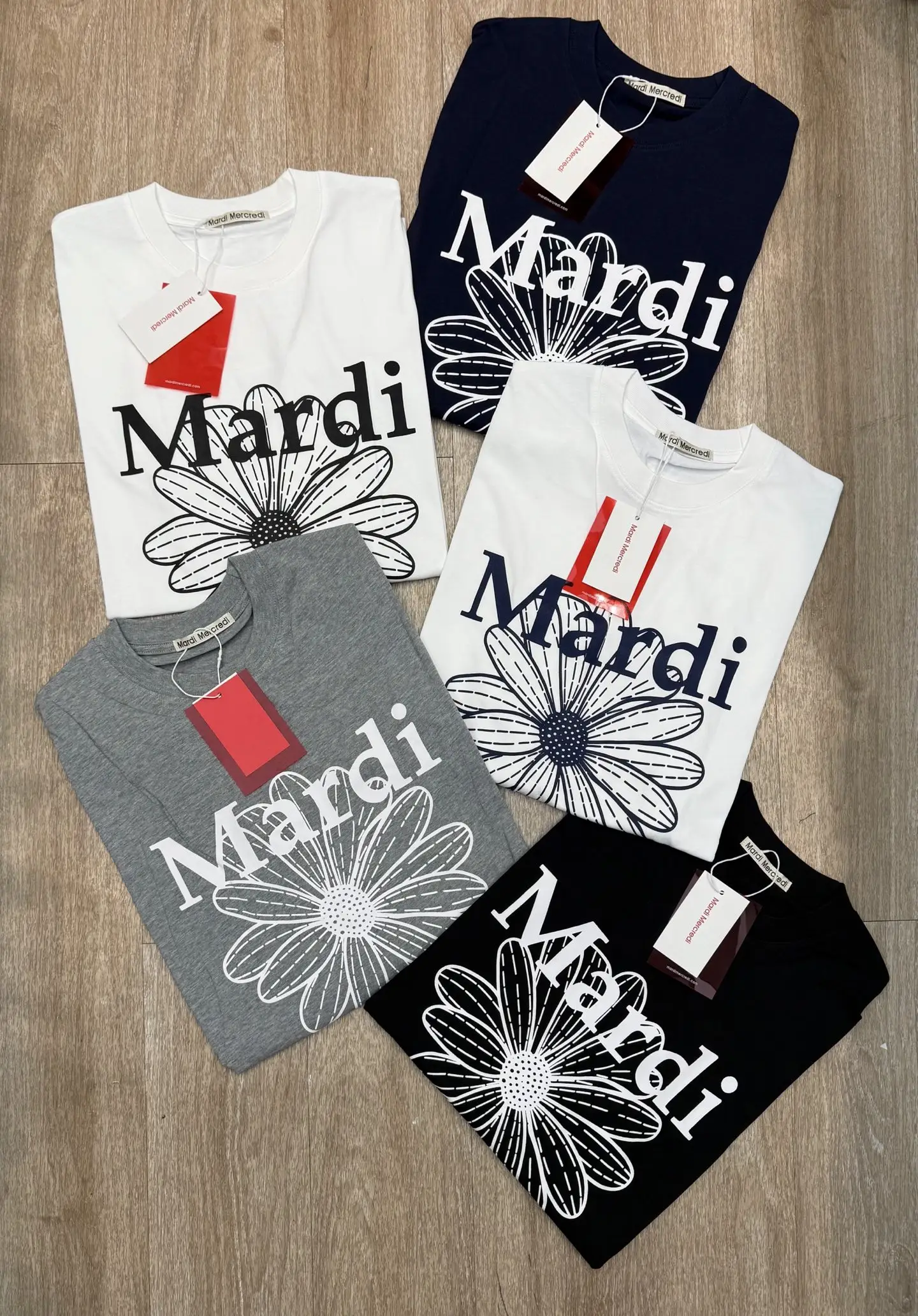 Mardi Mercredi Flower Logo Long-Sleeve T-Shirt D7915697 — view 2