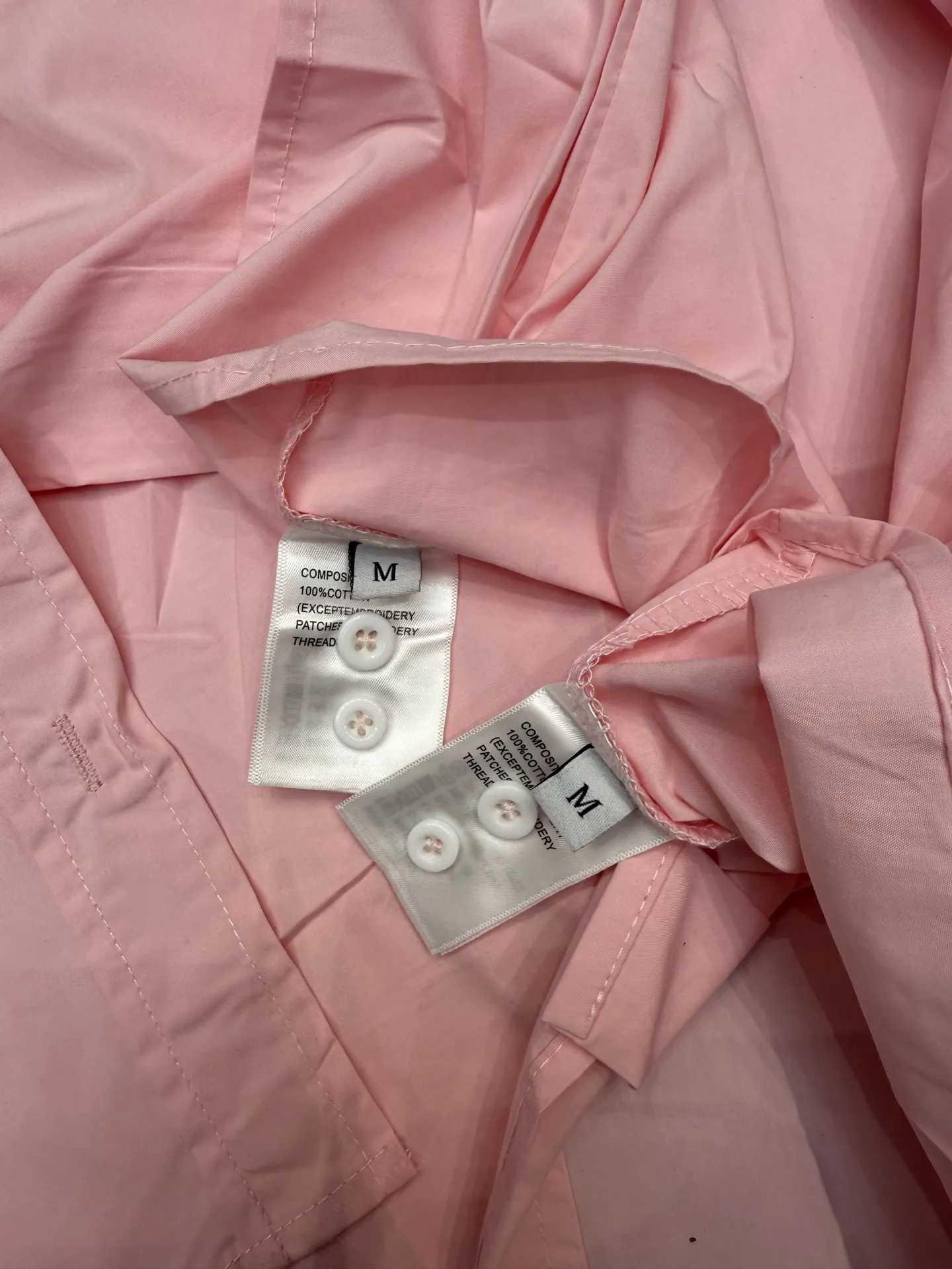 Embroidered Logo Cropped Poplin Shirt D7915695 — view 4