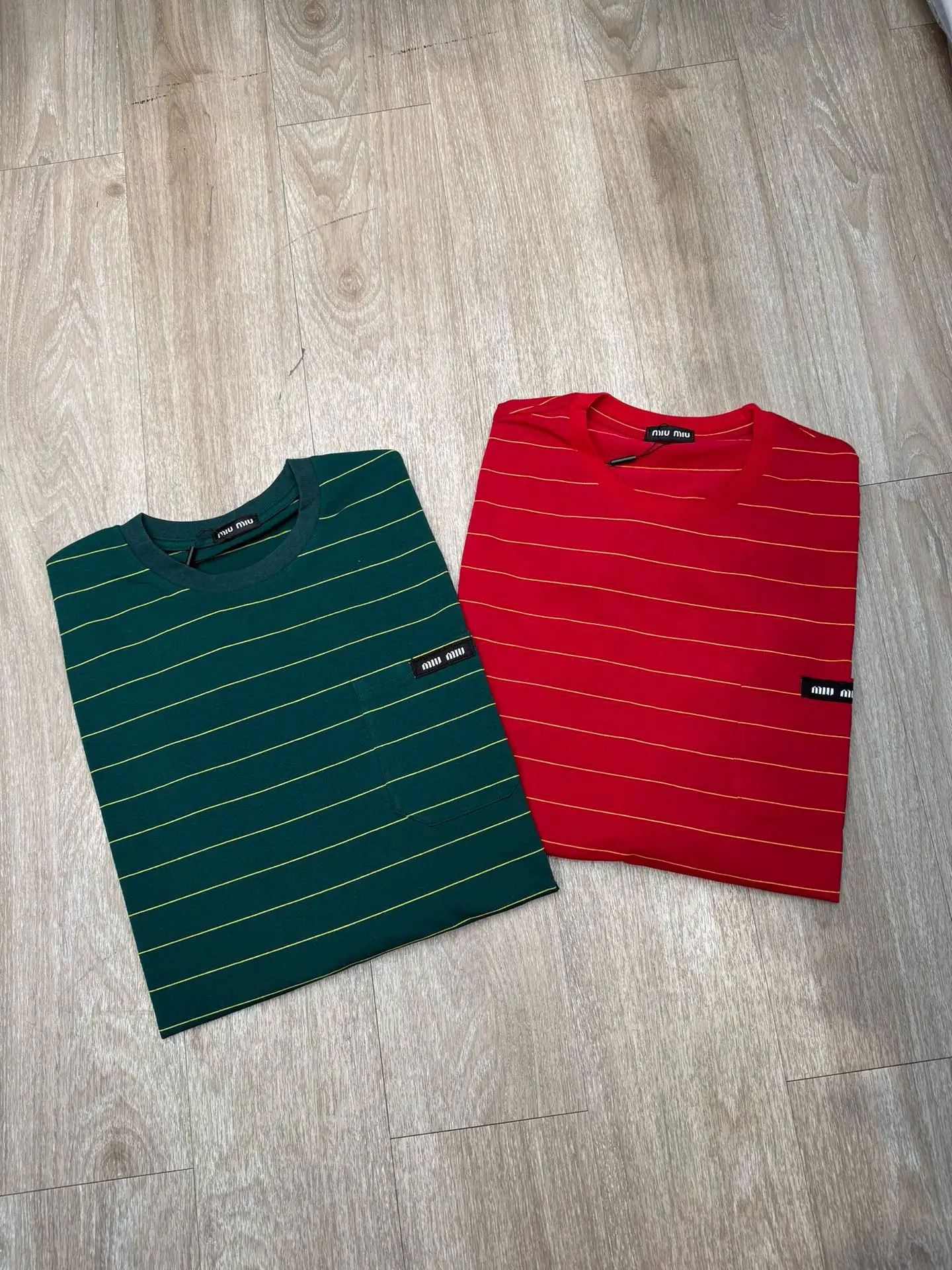 Striped Cotton Long-Sleeve T-Shirt D7915704 — view 2