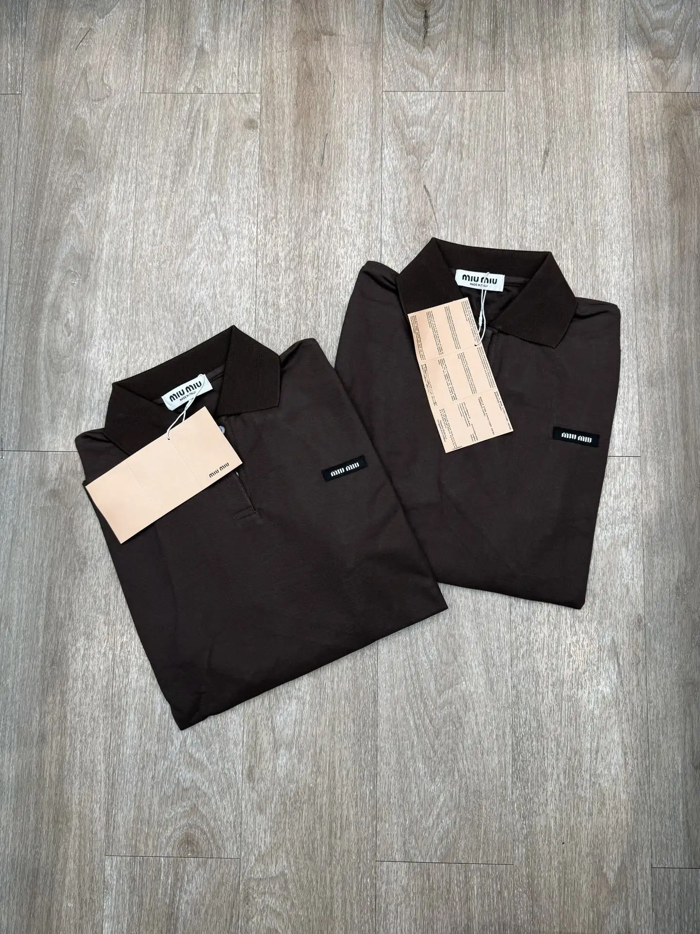 Layered-Look Striped Sleeve Polo Shirt D7915648 — view 2