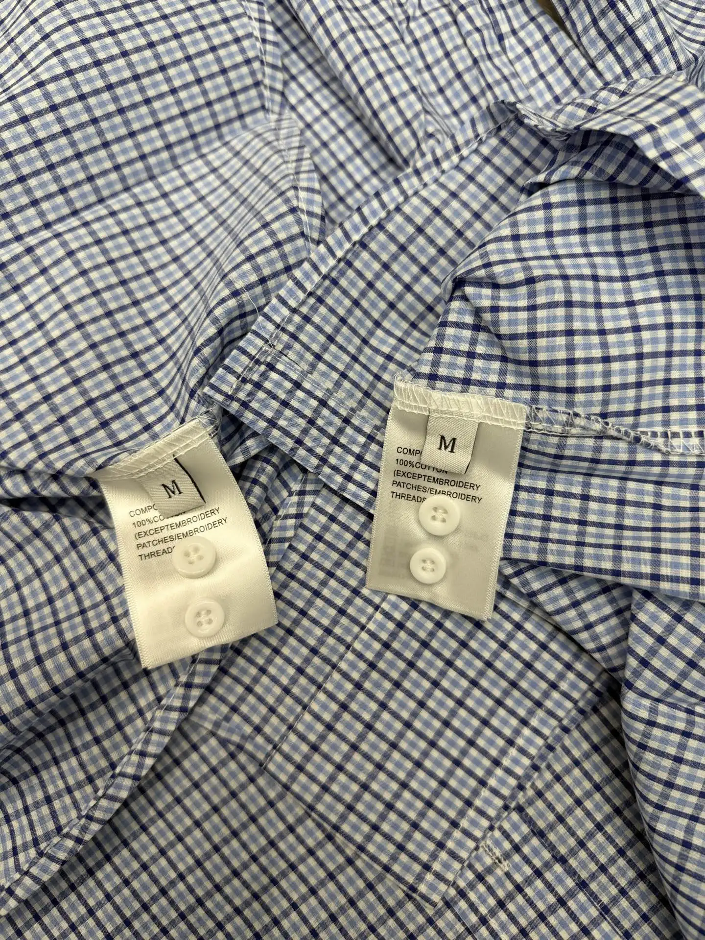 Logo Patch Gingham Check Shirt D8515693 — view 4