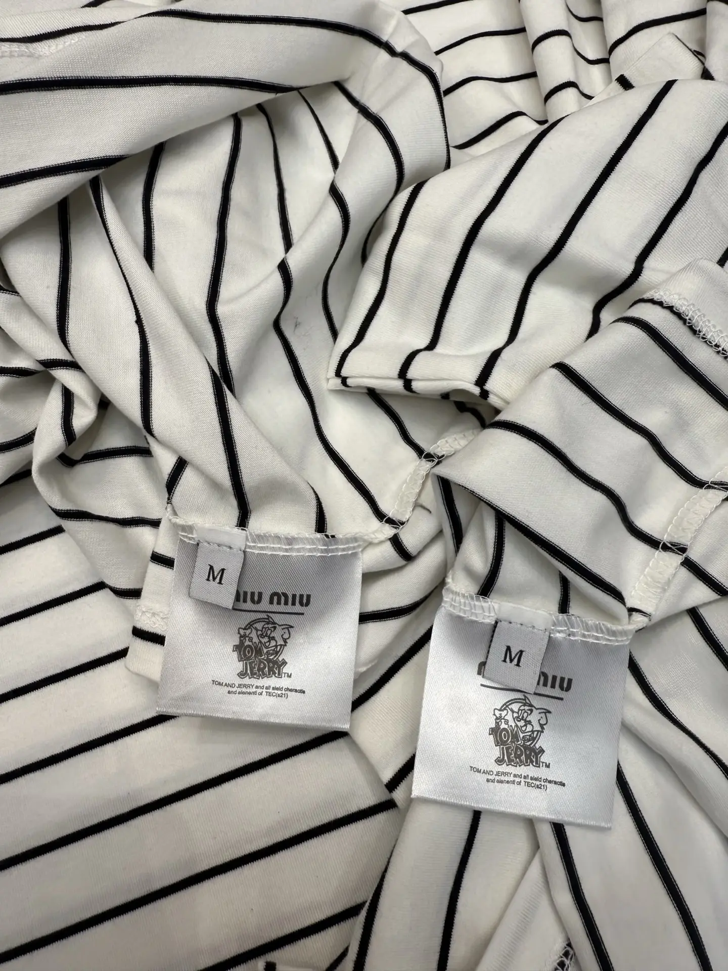 Striped Cotton Long-Sleeve Polo Shirt D8915701 — view 4