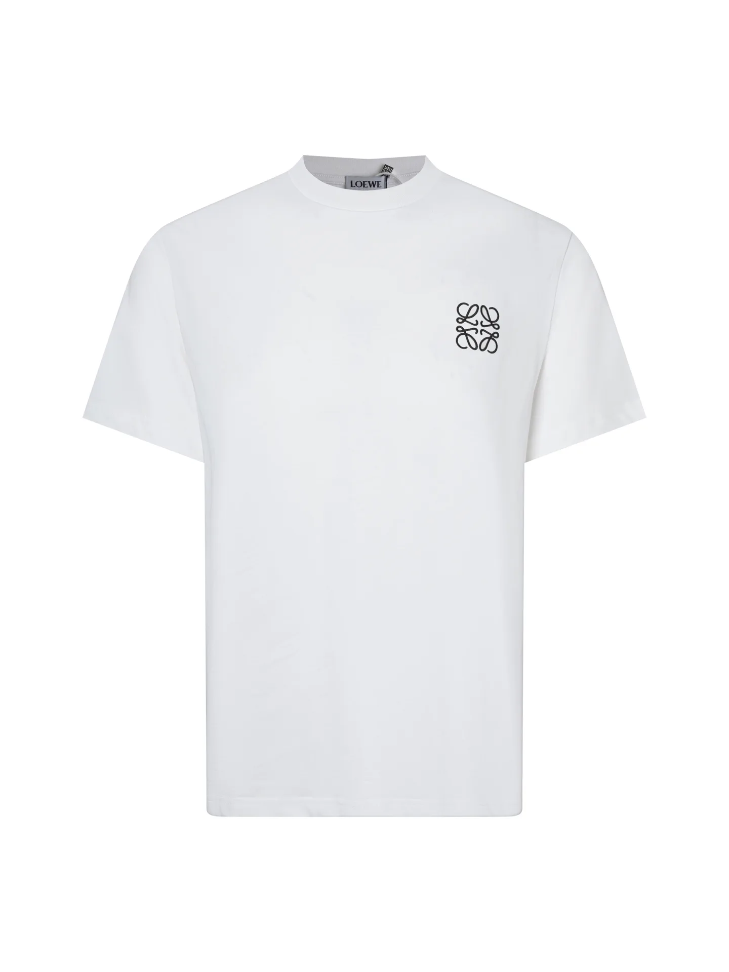 Anagram Embroidered Mercerized Cotton T-Shirt D9015840