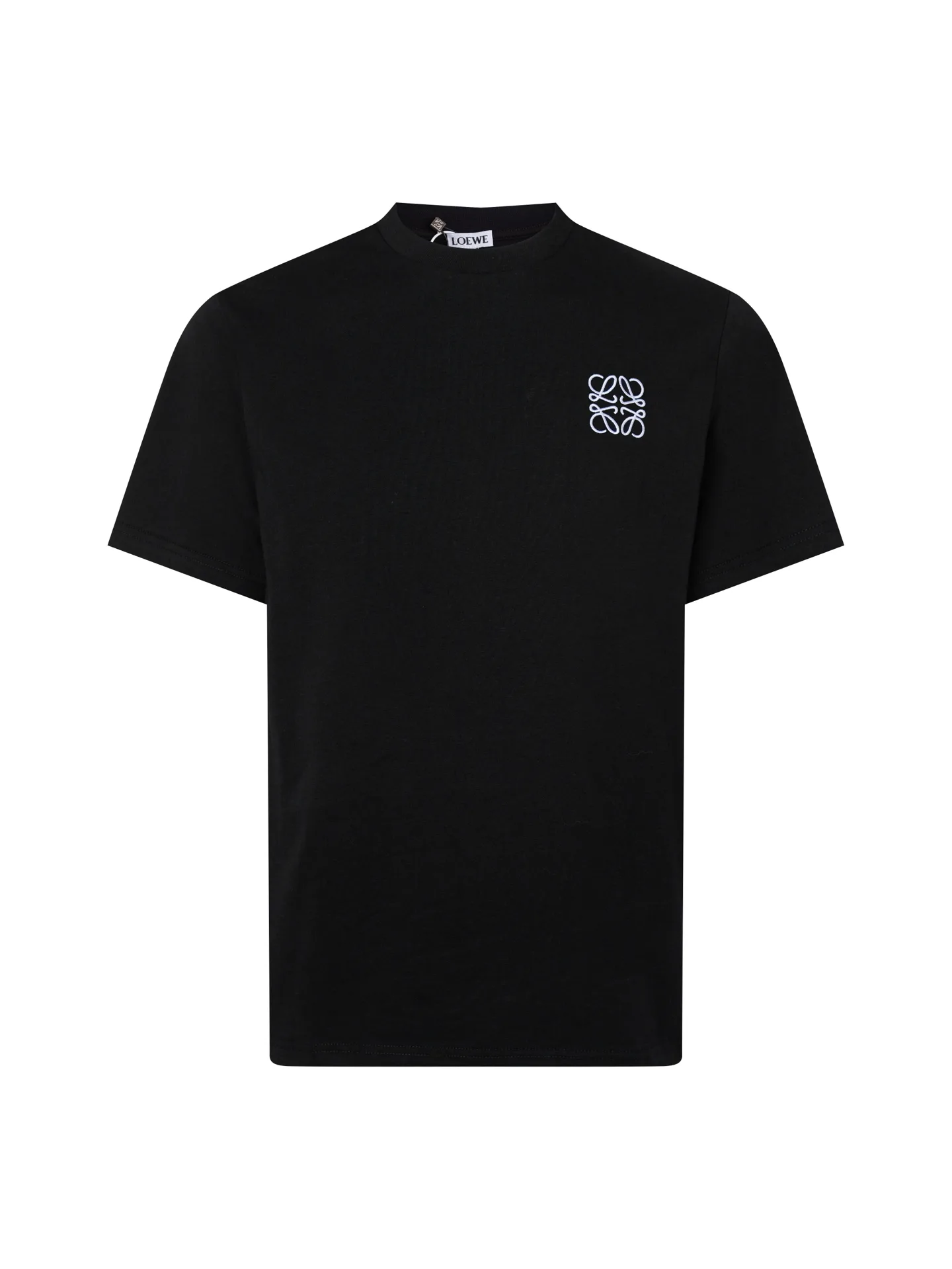 Anagram Embroidered Mercerized Cotton T-Shirt D9015839