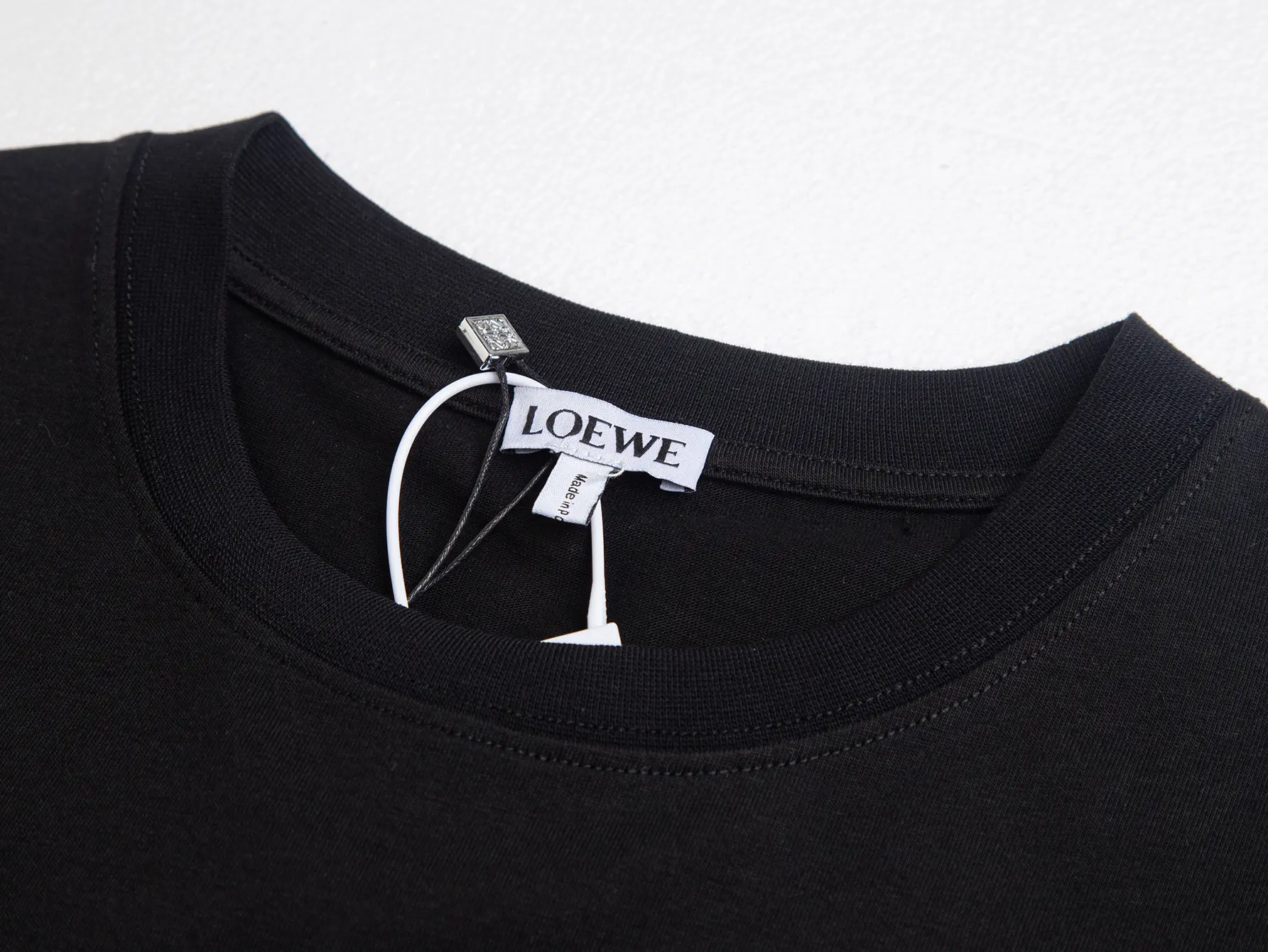 Anagram Embroidered Mercerized Cotton T-Shirt D9015839 — view 5