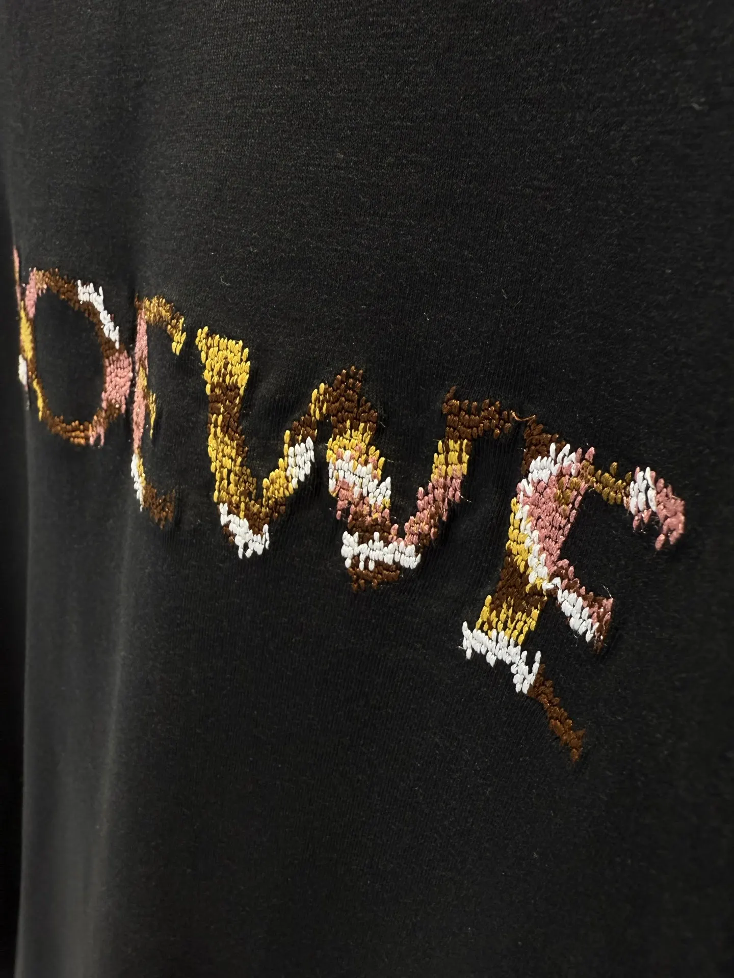 Embroidered Logo Cotton T-Shirt D15512958 — view 5