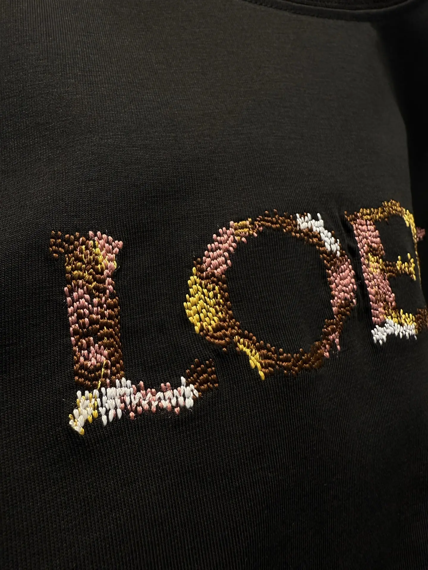 Embroidered Logo Cotton T-Shirt D15512958 — view 7
