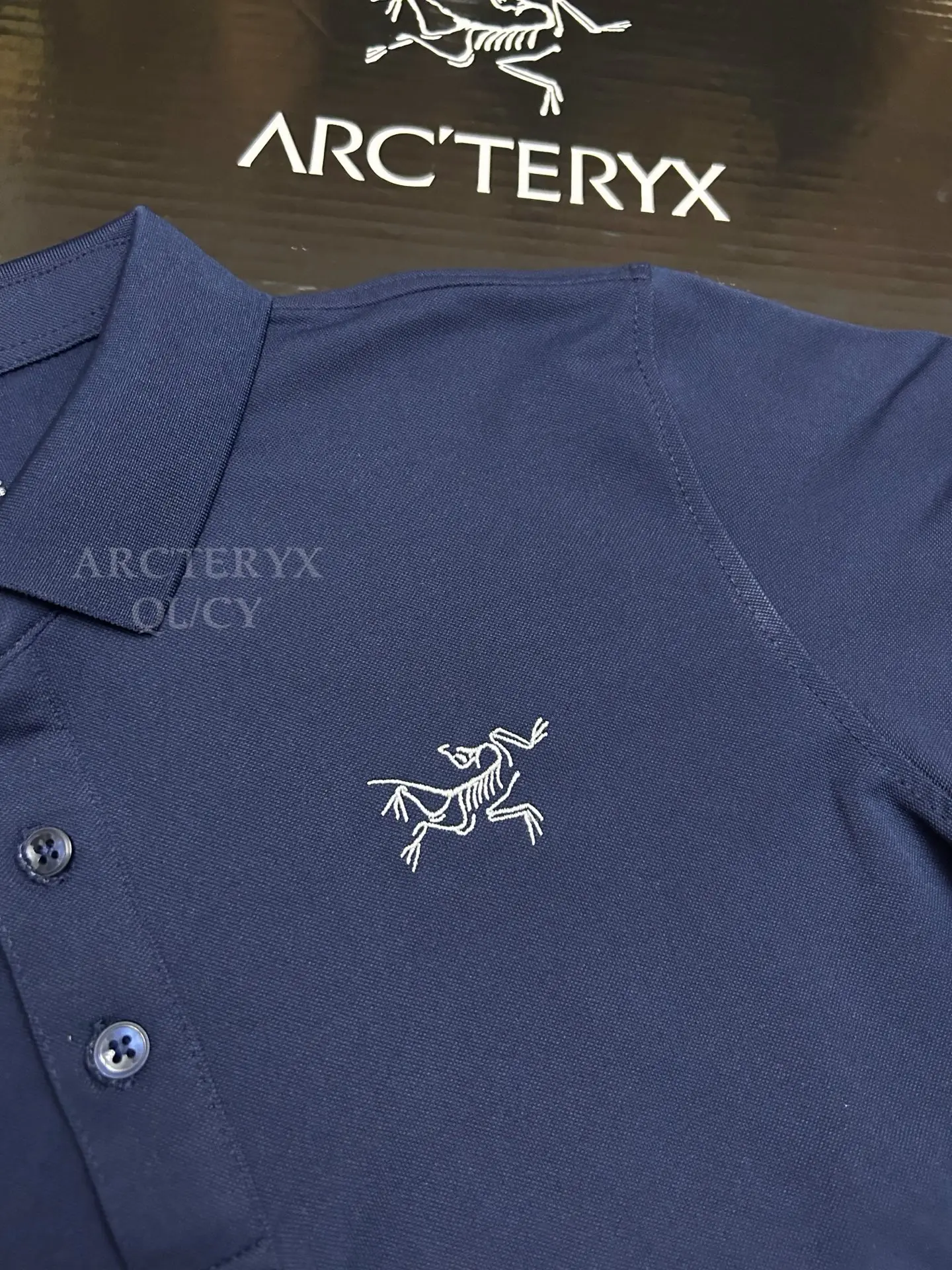 Logo-Embroidered Technical Piqué Polo Shirt D19011118 — view 4