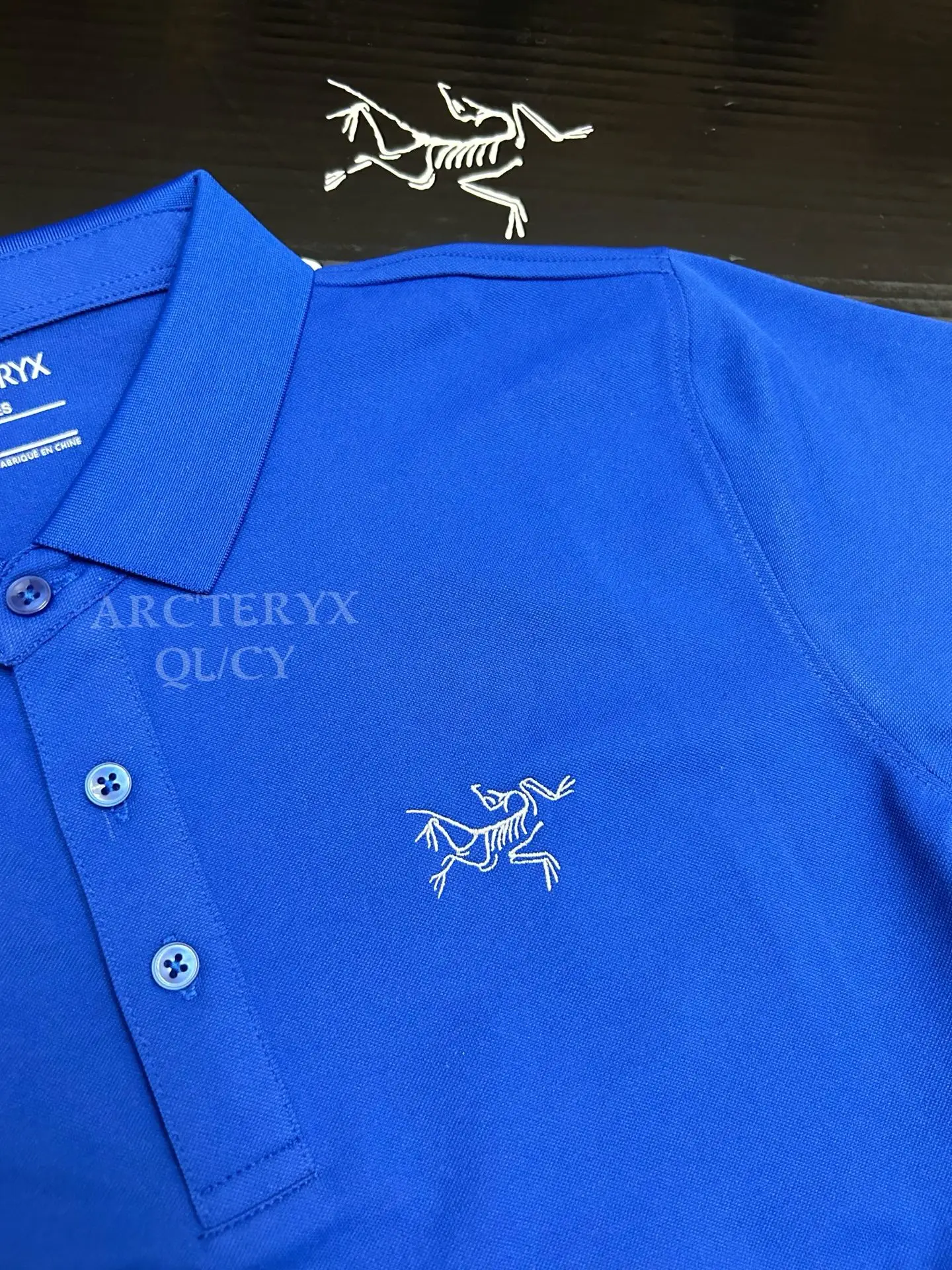 Logo-Embroidered Technical Piqué Polo Shirt D19011064 — view 3