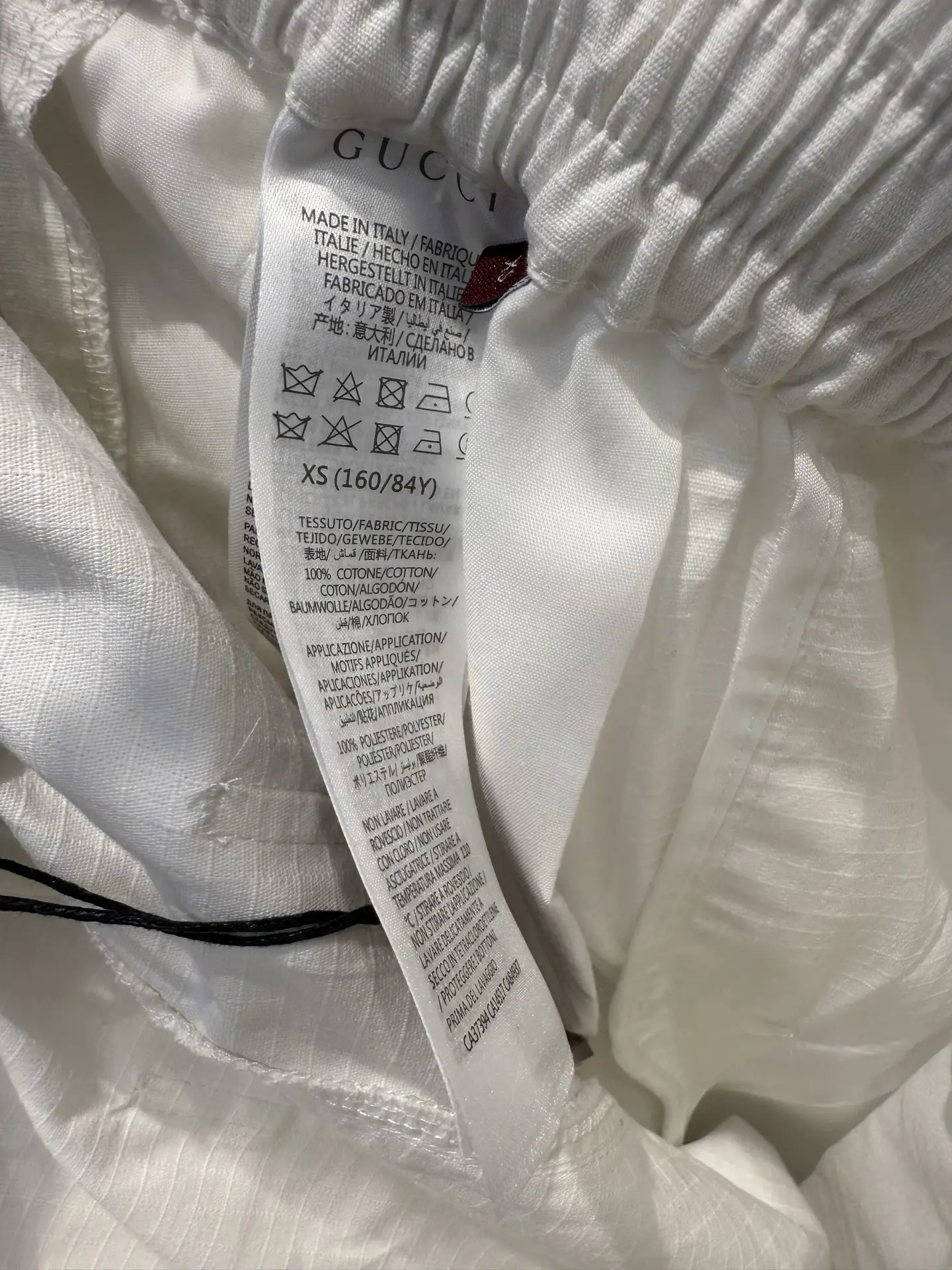 Logo-Print Drawstring Cargo Shorts D19512961 — view 9