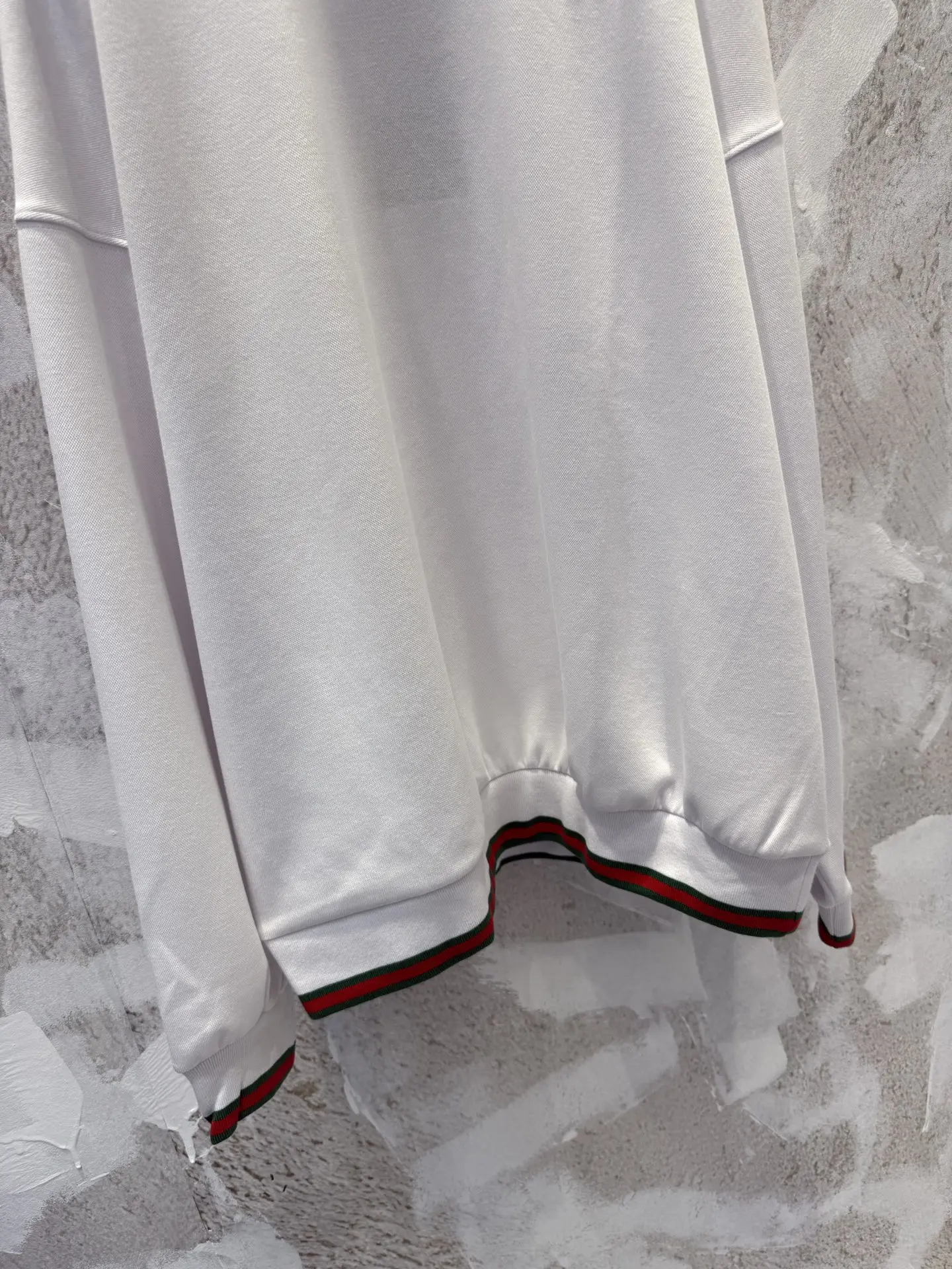 Web Stripe Cotton-Piqué Sweatshirt D20012957 — view 4