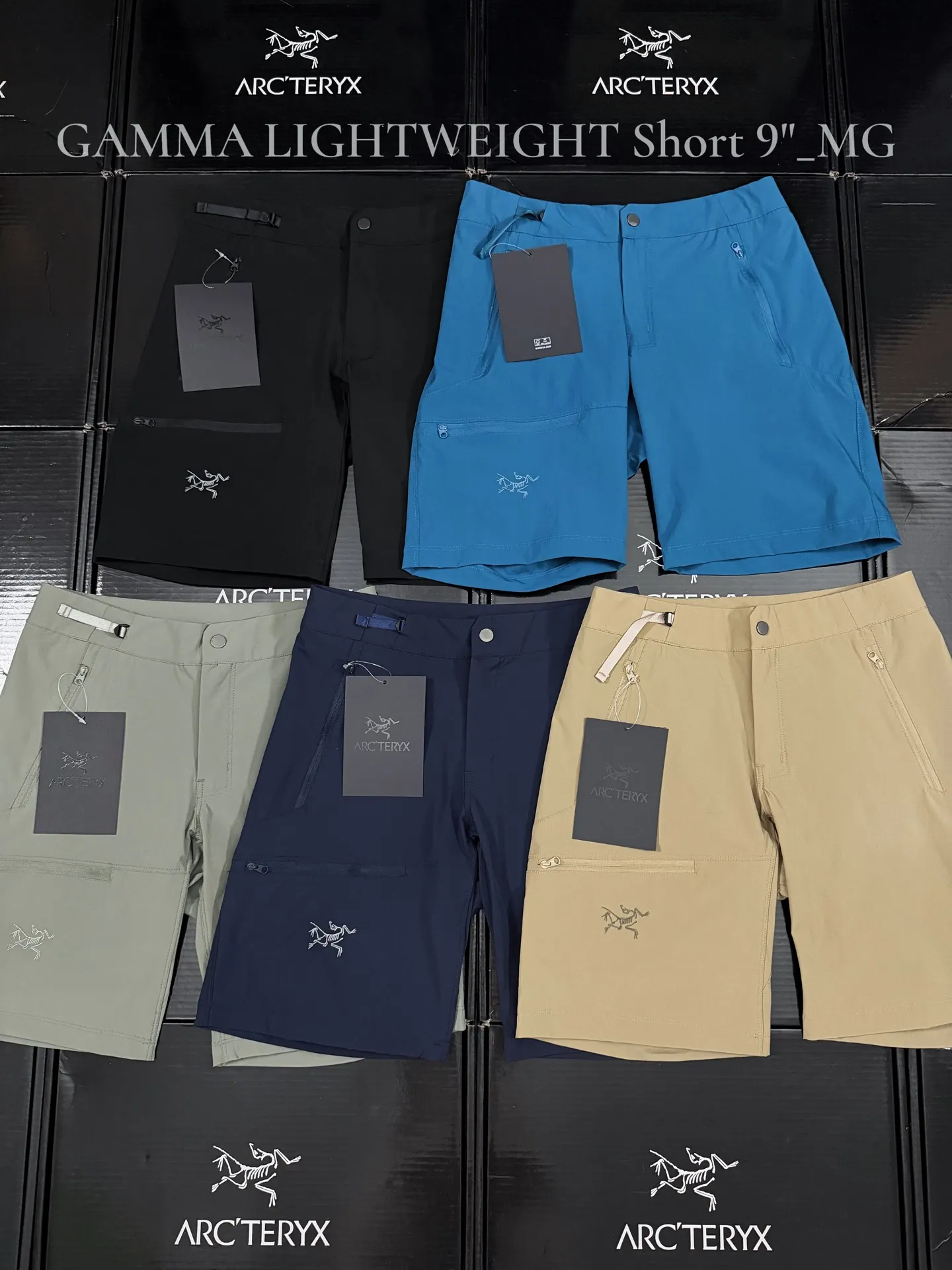 Gamma Lightweight 9" Softshell Shorts D22511090 — view 7