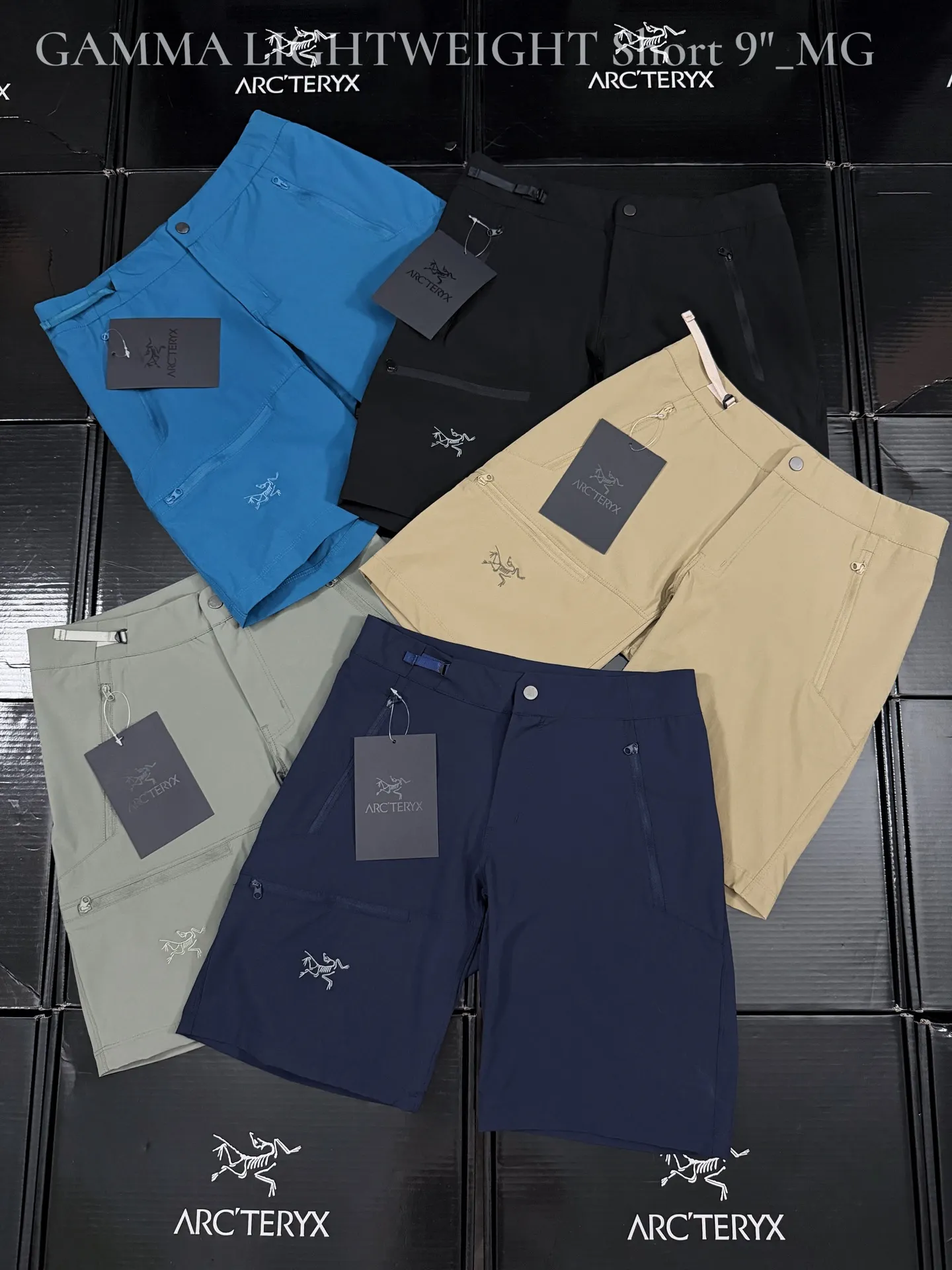 Gamma Lightweight 9" Softshell Shorts D22511090 — view 9