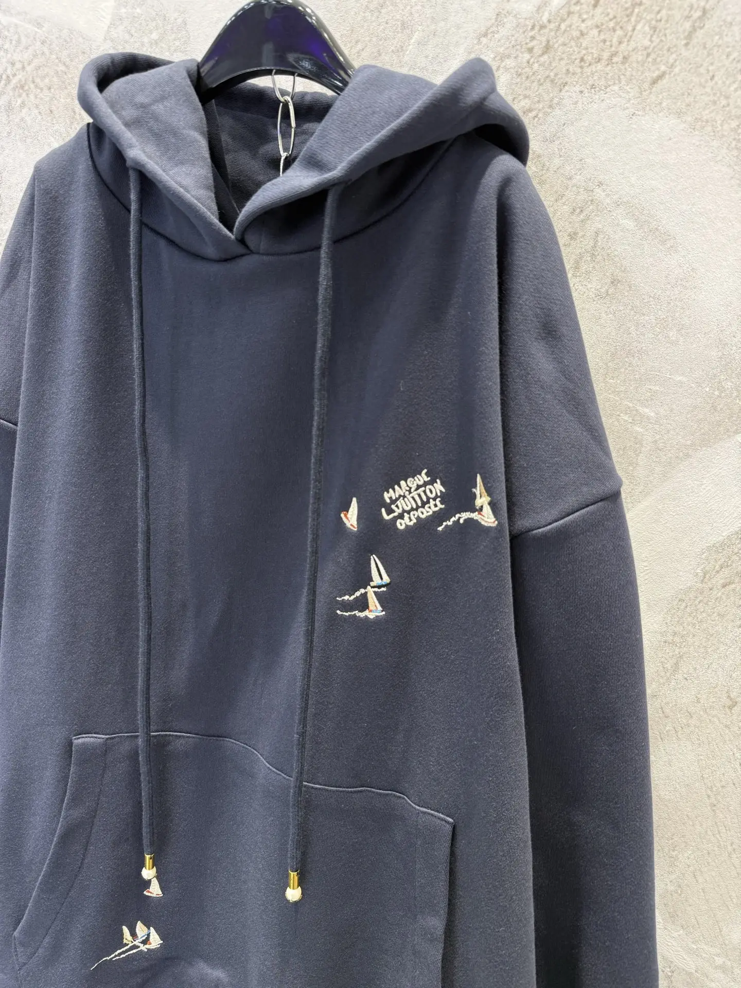 Regatta Sailing Embroidered Cotton Hoodie D24512942 — view 3