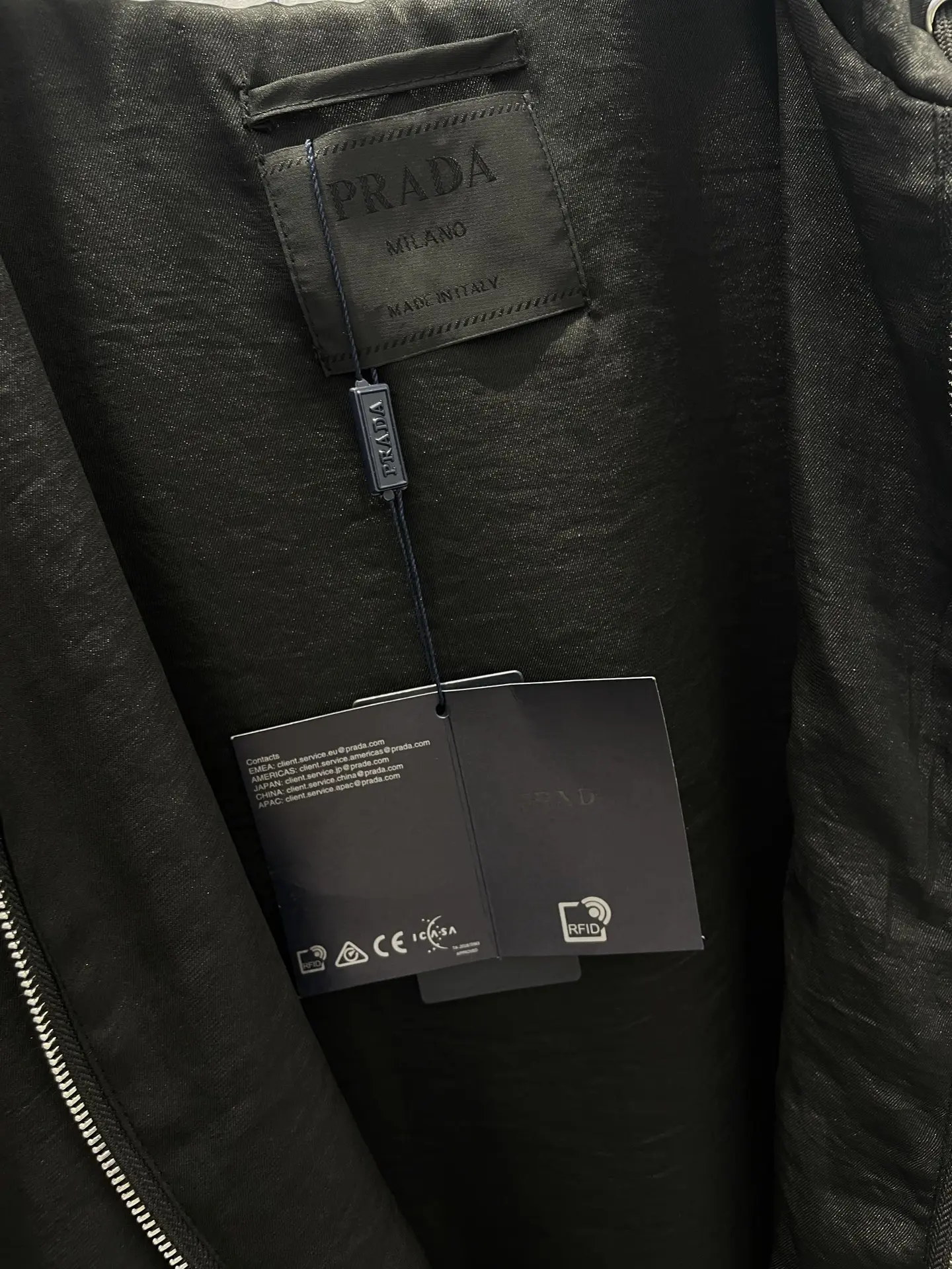 Logo-Print Silk-Blend Hooded Zip-Up Jacket D25812952 — view 7